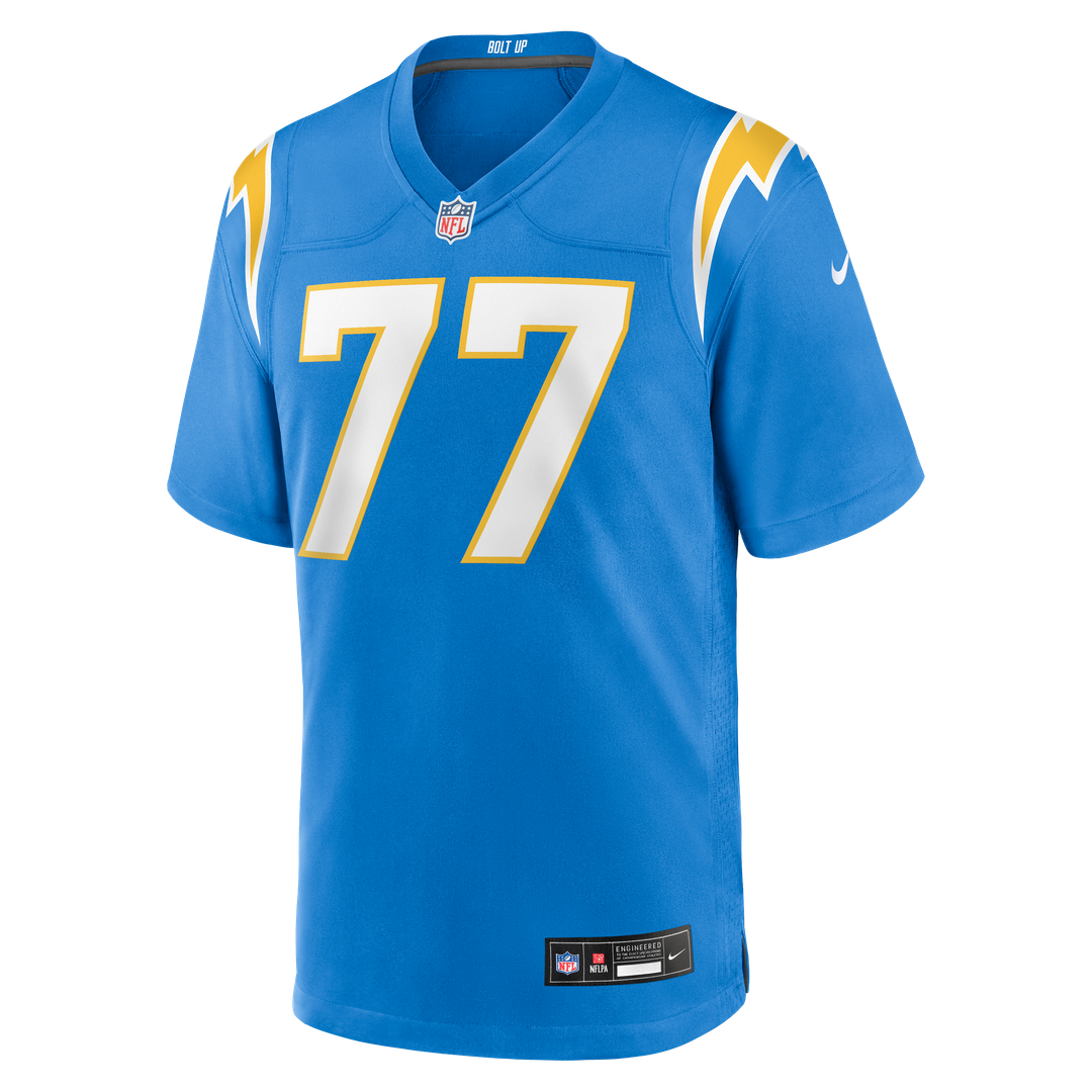 Travis Burke Los Angeles Chargers Nike Powder Blue Team Game Jersey