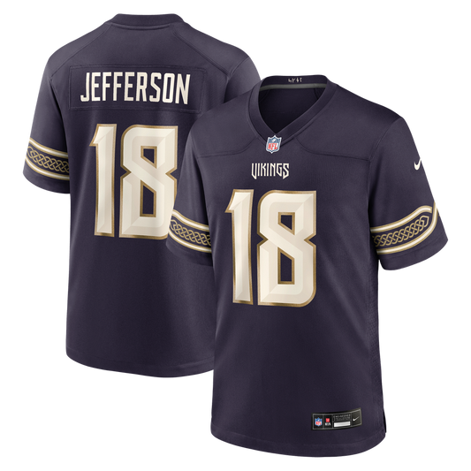 Justin Jefferson Minnesota Vikings Nike Purple 2026 Rivalries Collection Game Jersey