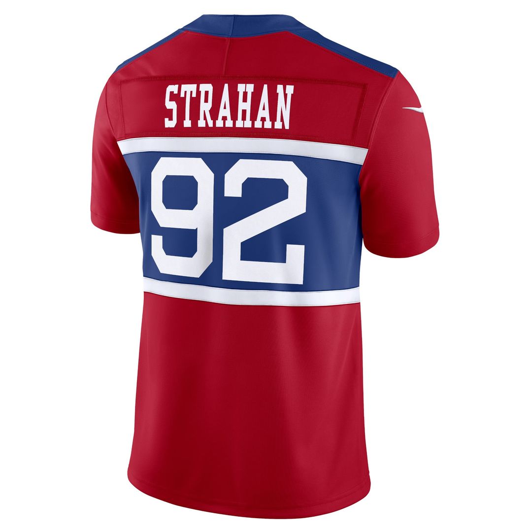 Michael Strahan New York Giants Nike Century Red Alternate Vapor F.U.S.E. Retired Player Limited Jersey