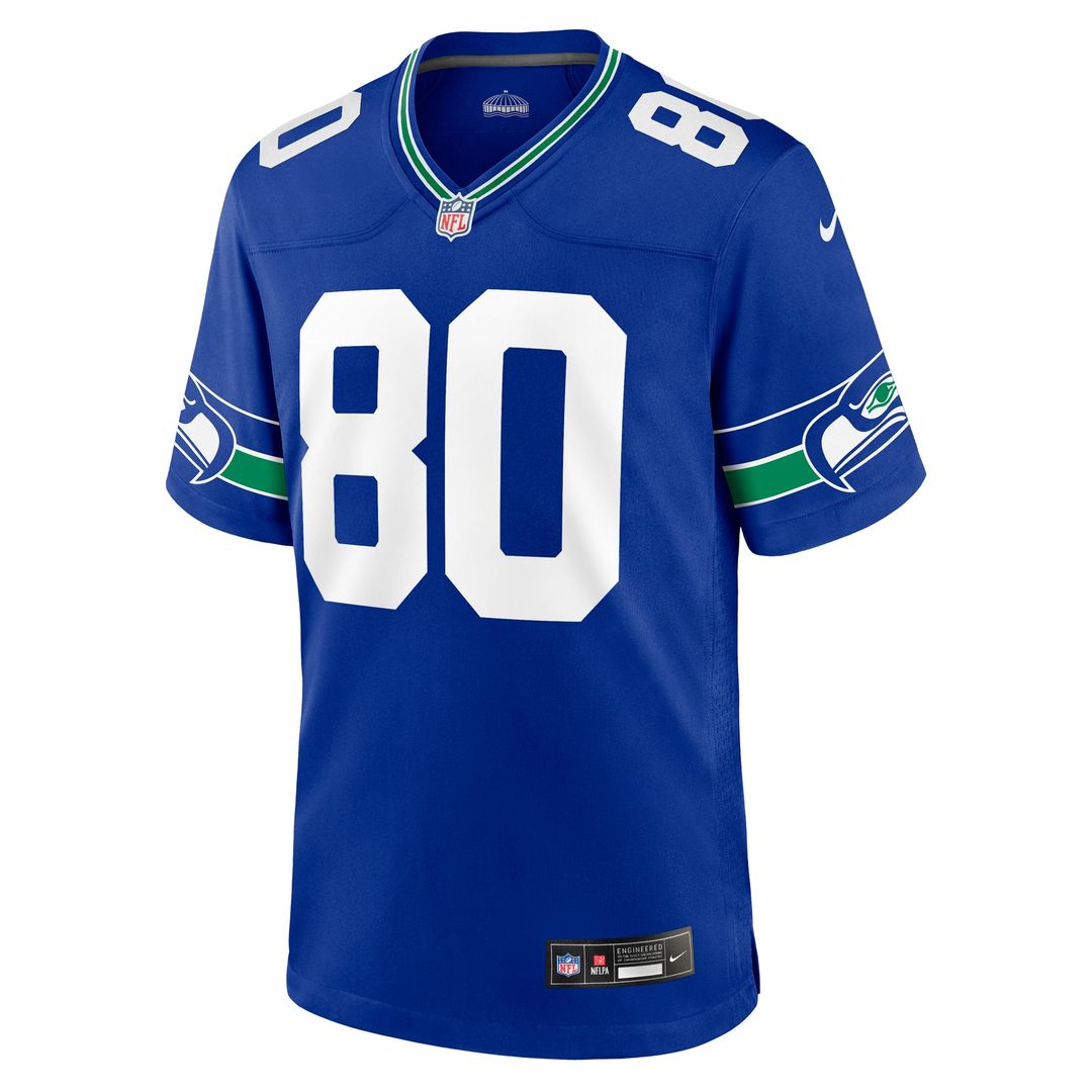 Steve Largent Seattle Seahawks Nike Royal Throwback Retired Player Game Jersey