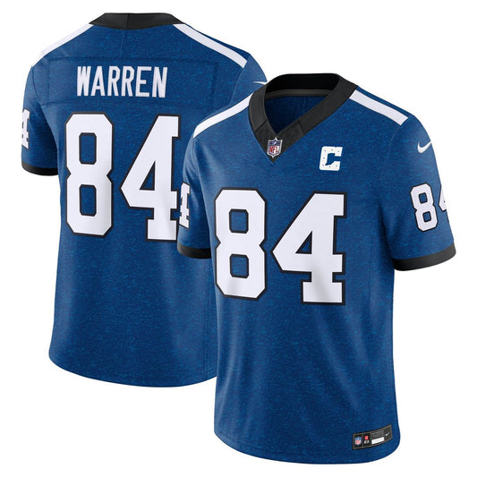 Tyler Warren Indianapolis Colts Nike Royal Alternate Indiana Nights Vapor F.U.S.E. Stitched Limited Jersey