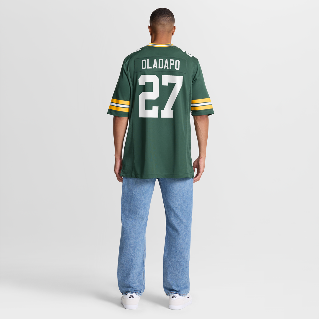 Kitan Oladapo Green Bay Packers Nike Green Game Jersey
