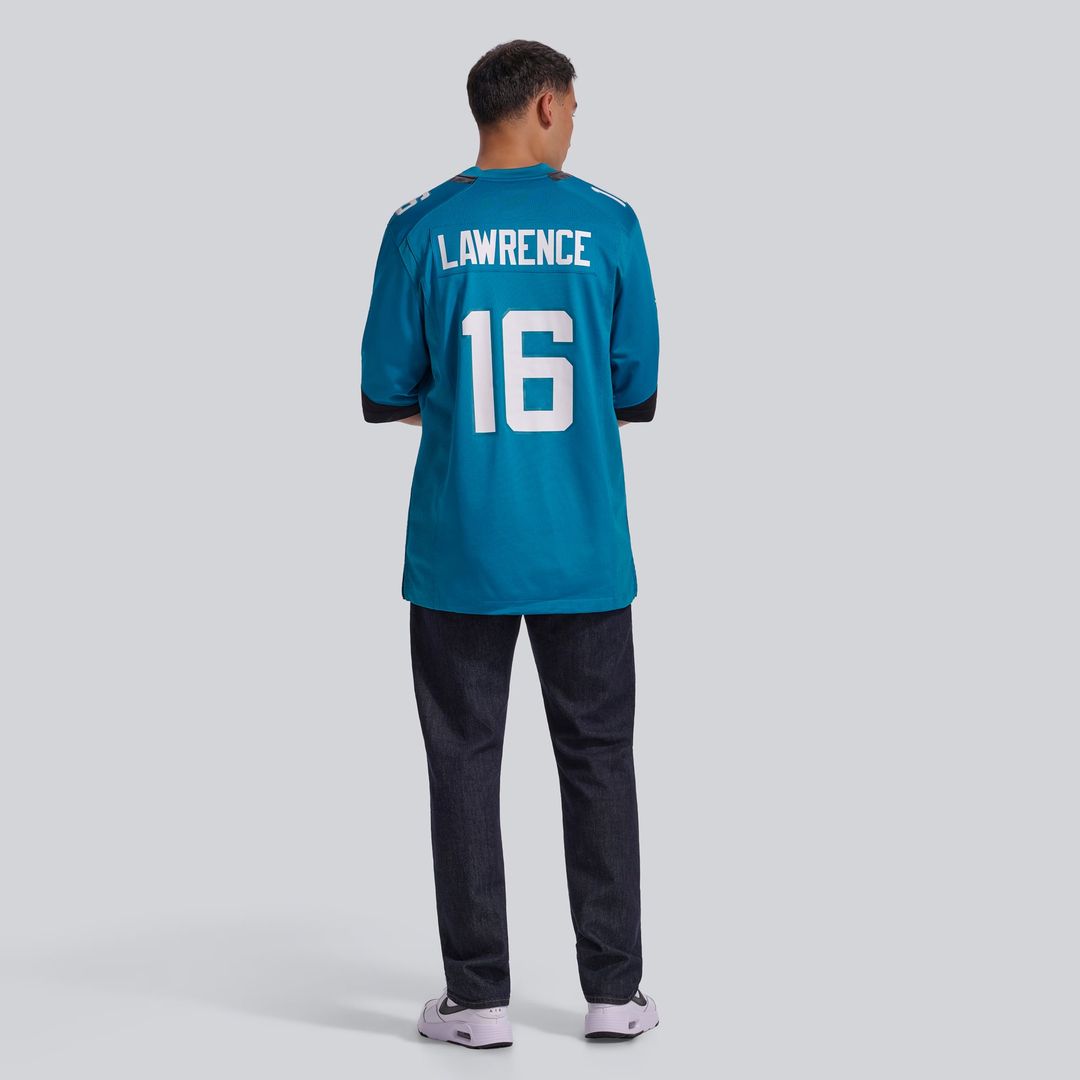 Trevor Lawrence Jacksonville Jaguars Nike Teal Home Game Jersey