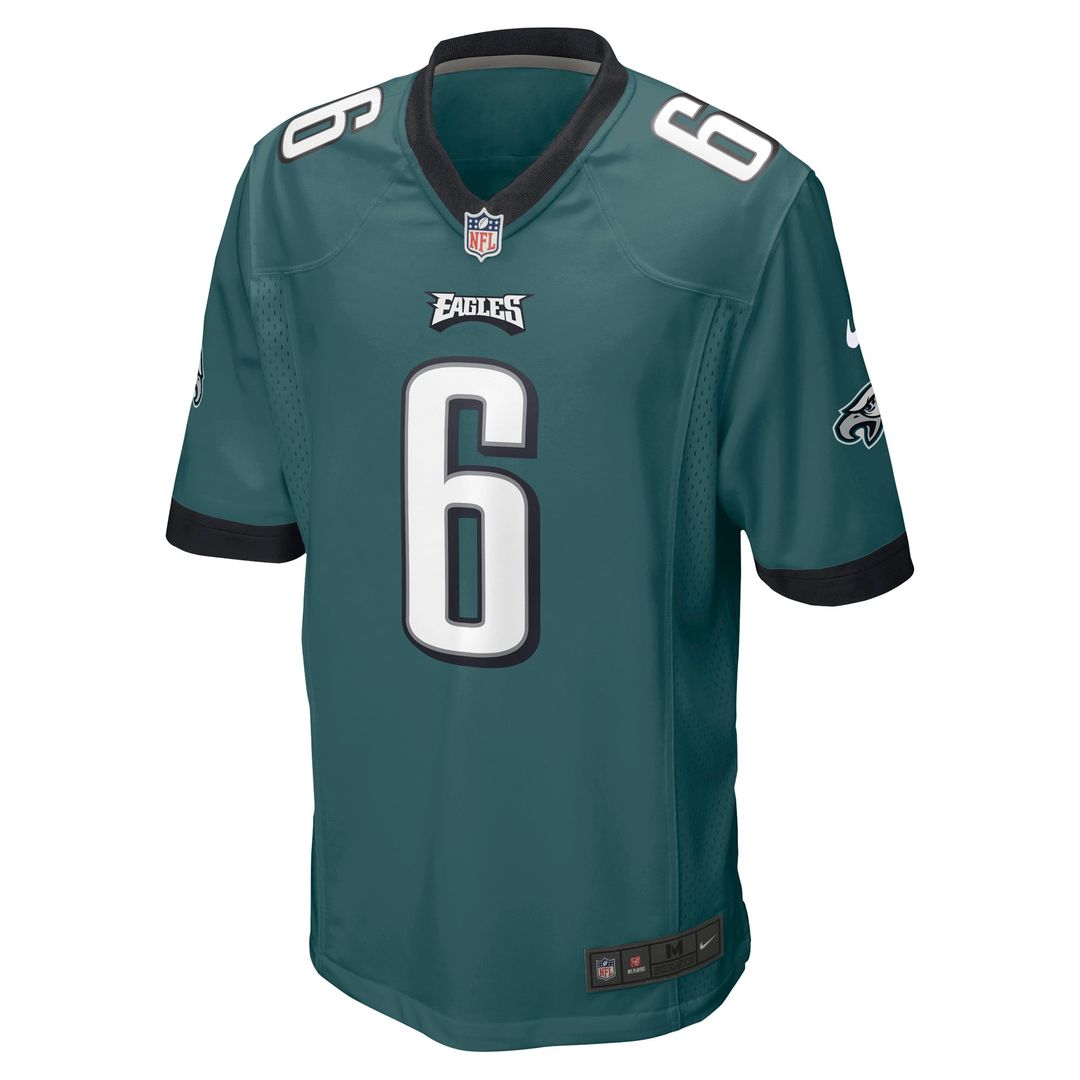 DeVonta Smith Philadelphia Eagles Nike Midnight Green Player Game Jersey