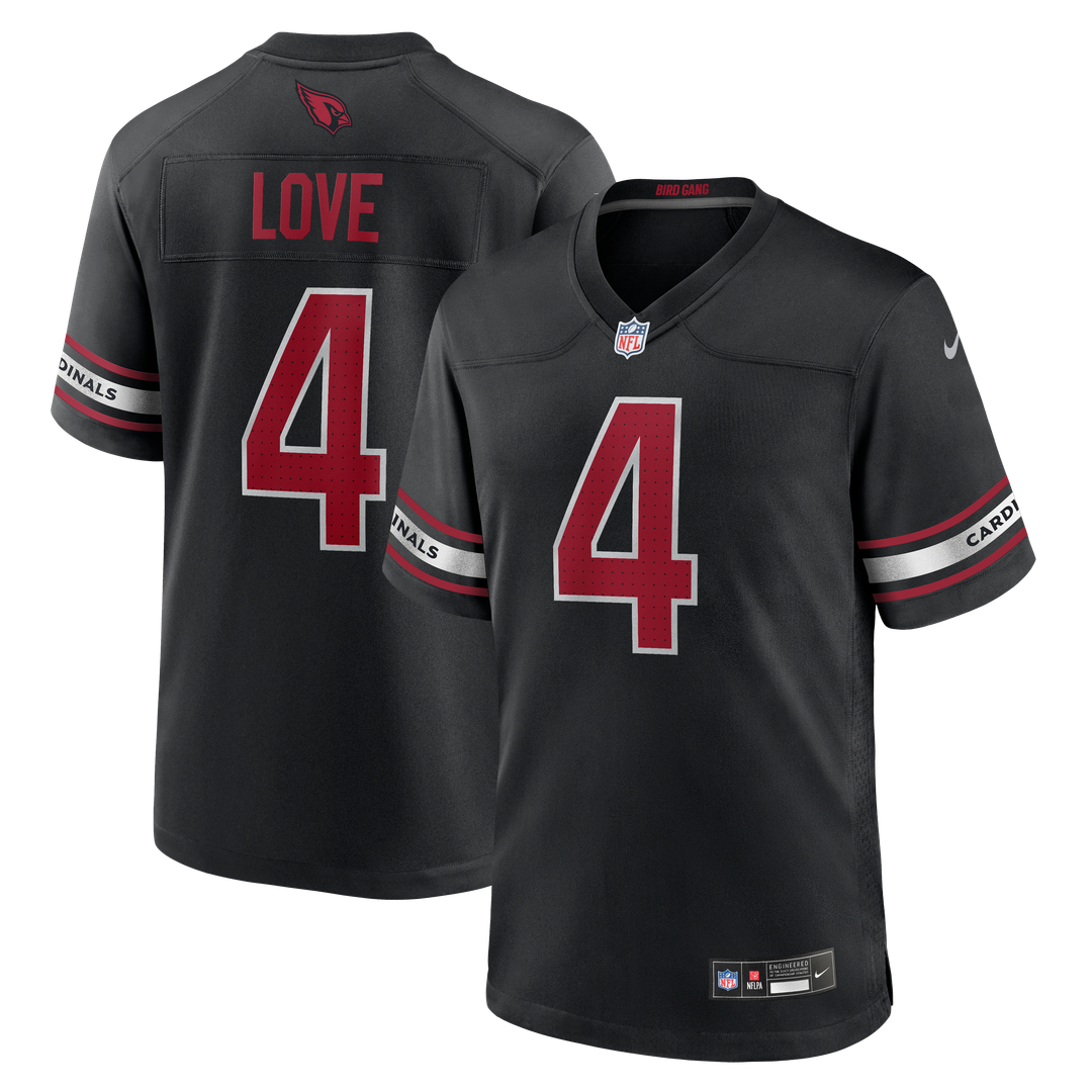 Jeremiyah Love Arizona Cardinals Nike White Game Player Jersey