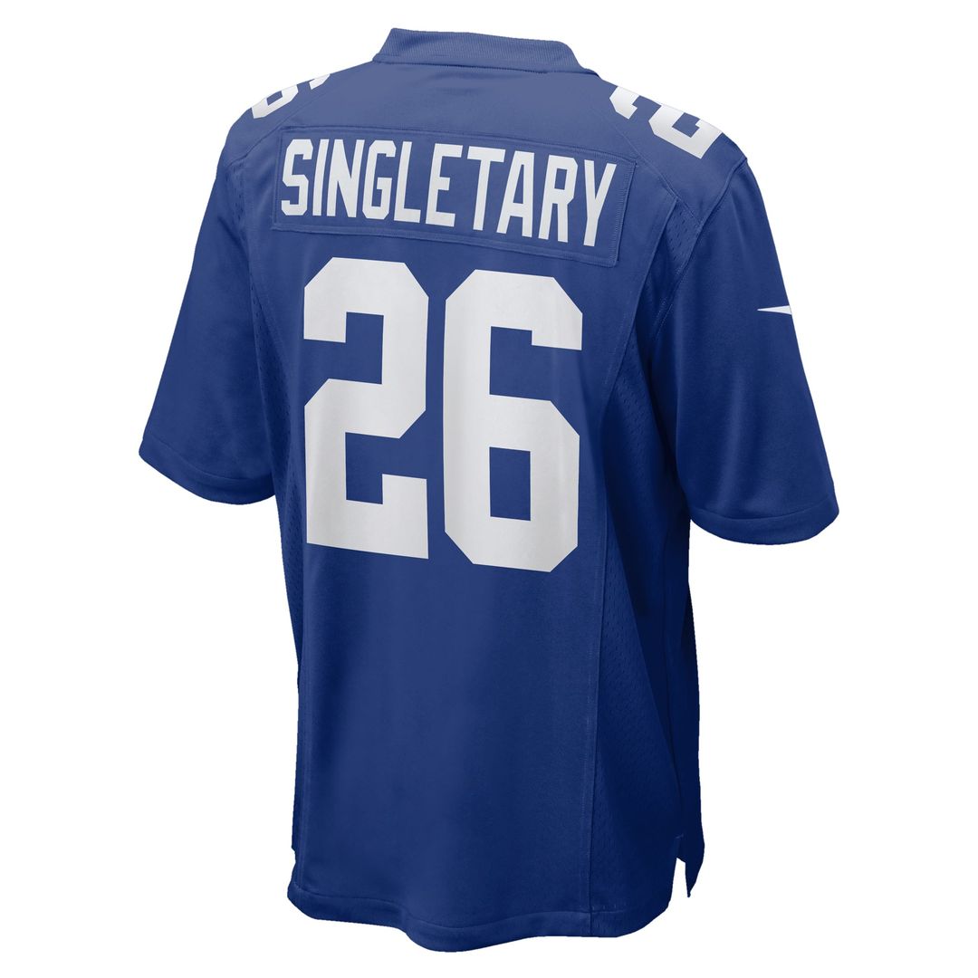 Devin Singletary New York Giants Nike Royal Team Game Jersey