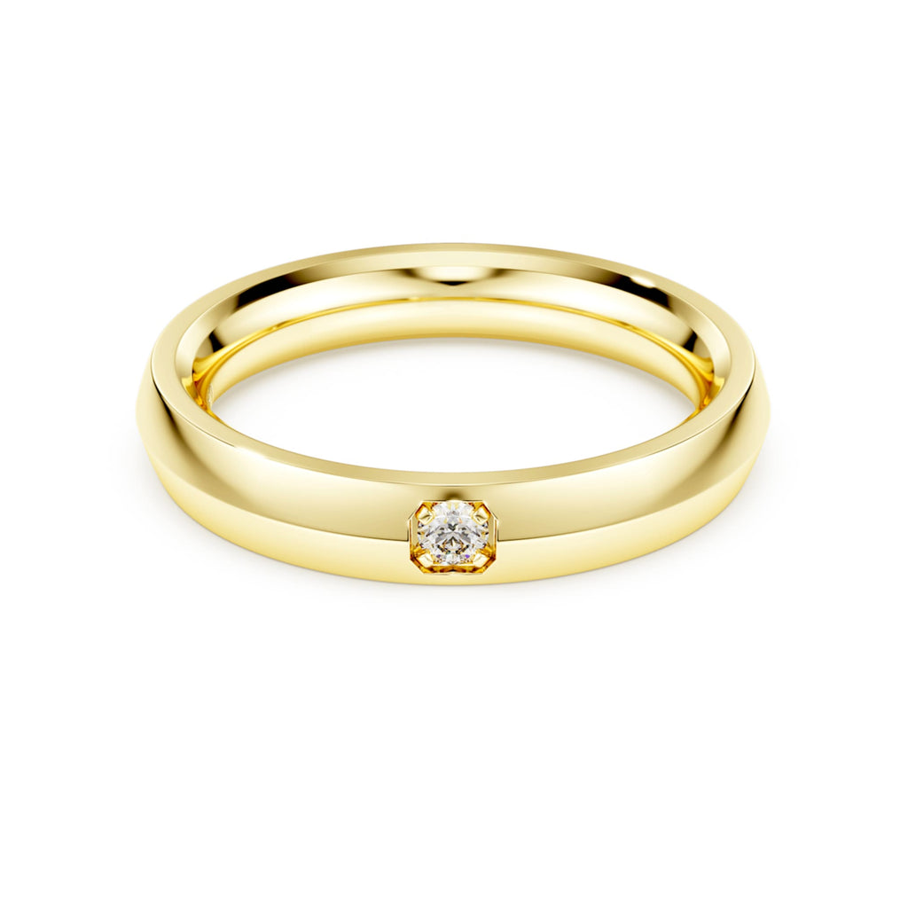 Swarovski Eternity band ring Lab-grown diamonds 0.05 ct tw, Round shape, 14K yellow gold