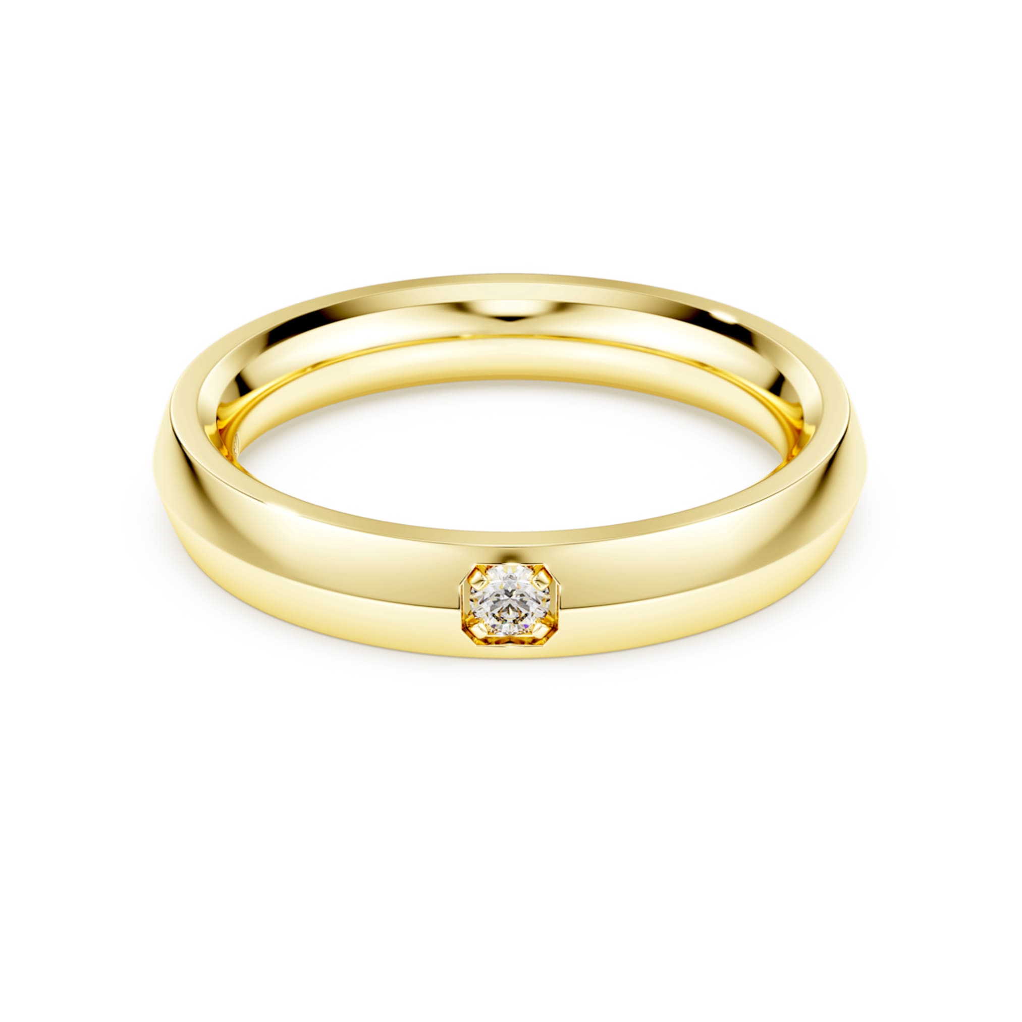 Swarovski Eternity band ring Lab-grown diamonds 0.05 ct tw, Round shape, 14K yellow gold