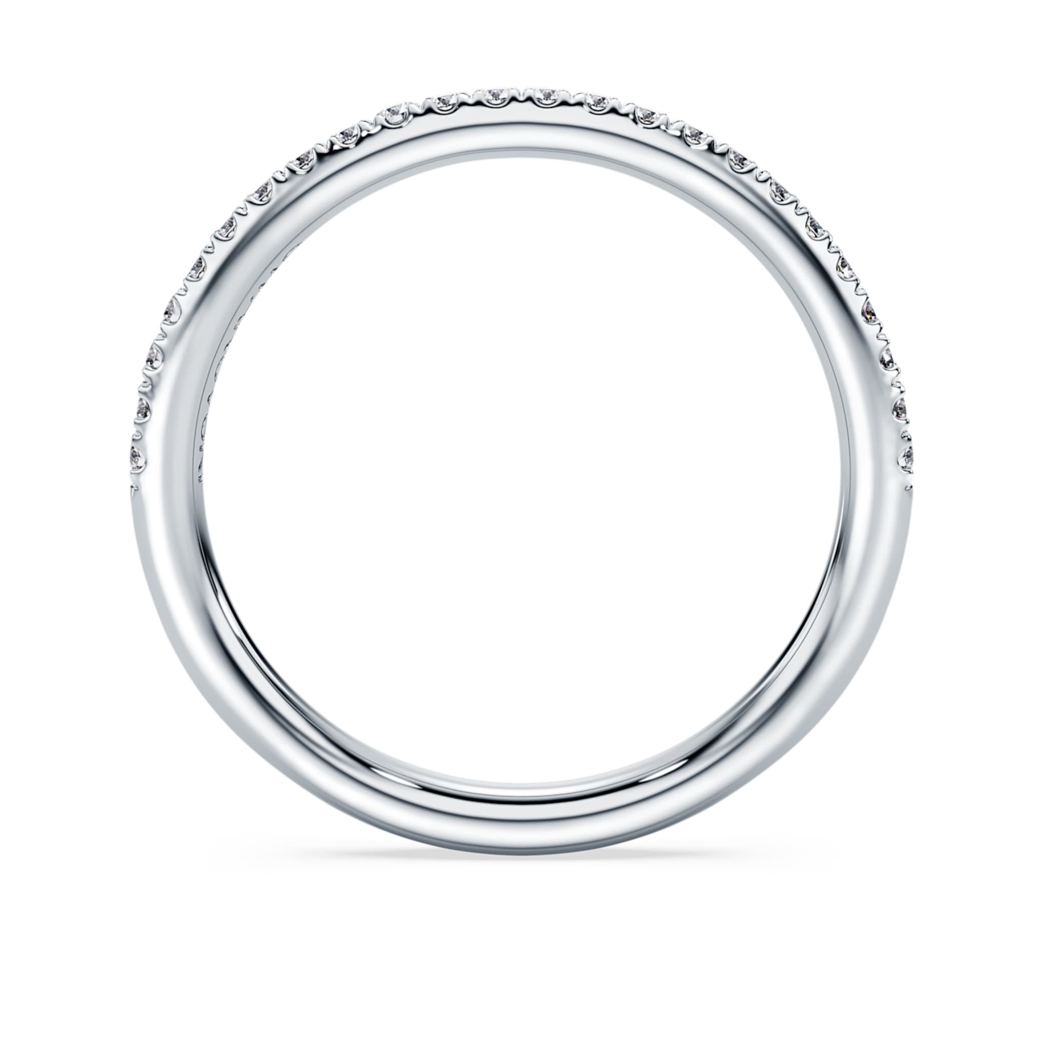 Swarovski Eternity band ring Lab-grown diamonds 0.2 ct tw, Round shape, 14K white gold