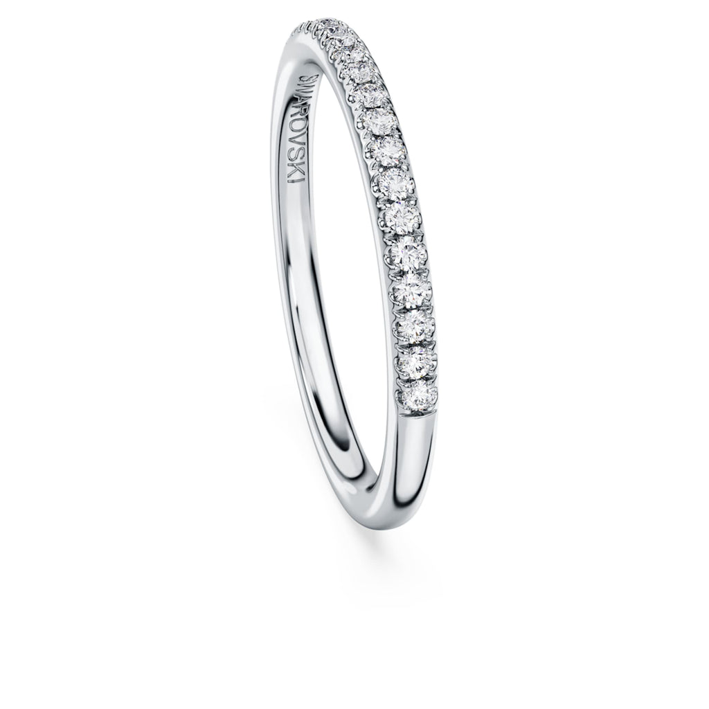 Swarovski Eternity band ring Lab-grown diamonds 0.2 ct tw, Round shape, 14K white gold