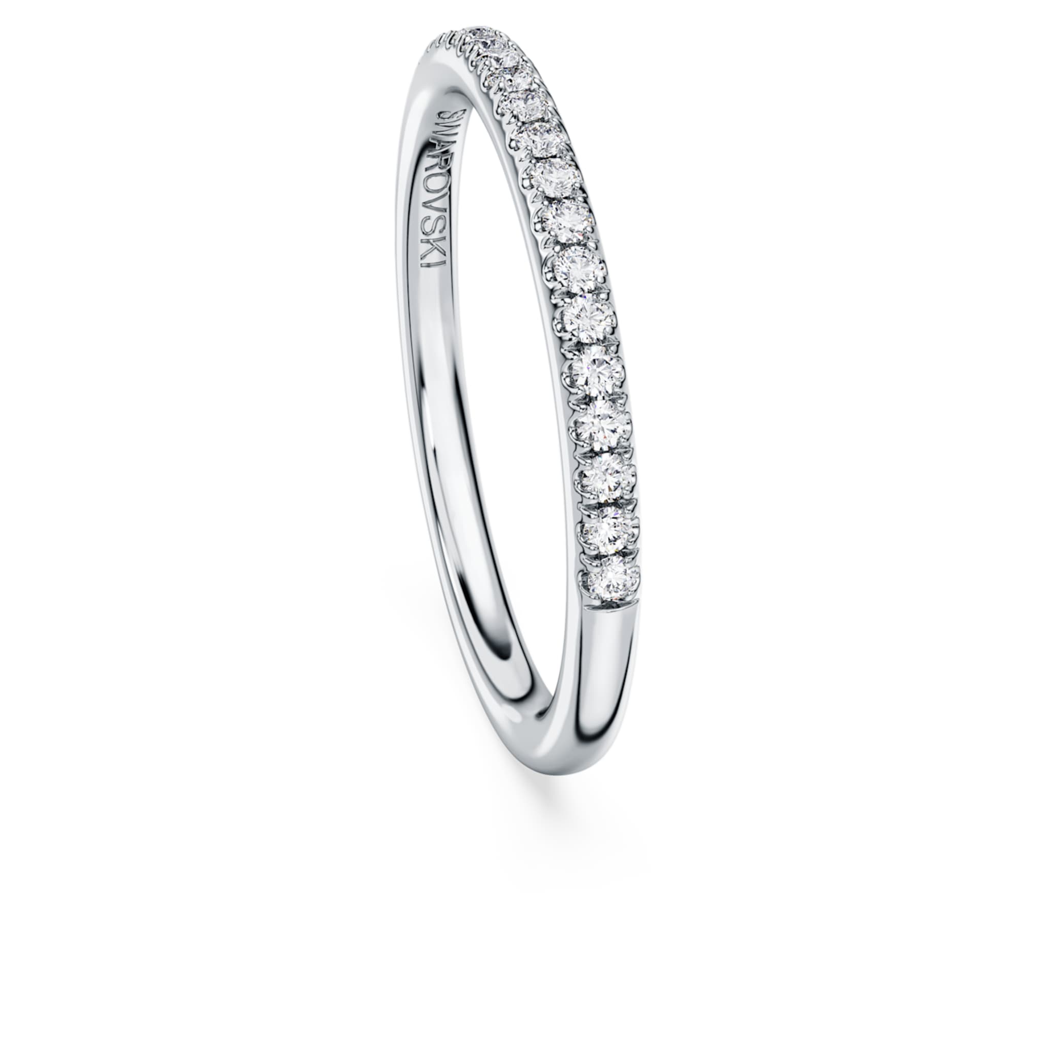 Swarovski Eternity band ring Lab-grown diamonds 0.2 ct tw, Round shape, 14K white gold