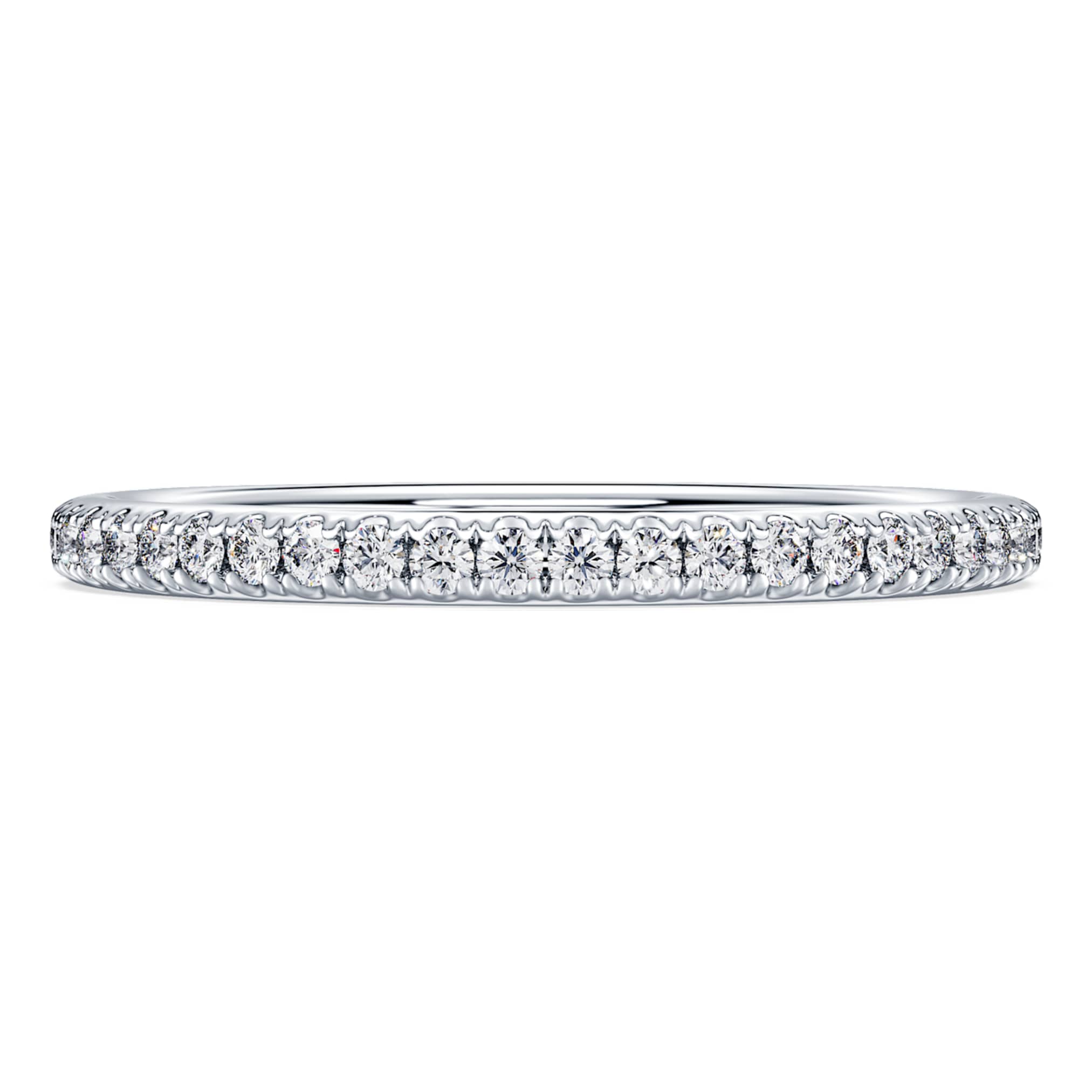 Swarovski Eternity band ring Lab-grown diamonds 0.2 ct tw, Round shape, 14K white gold