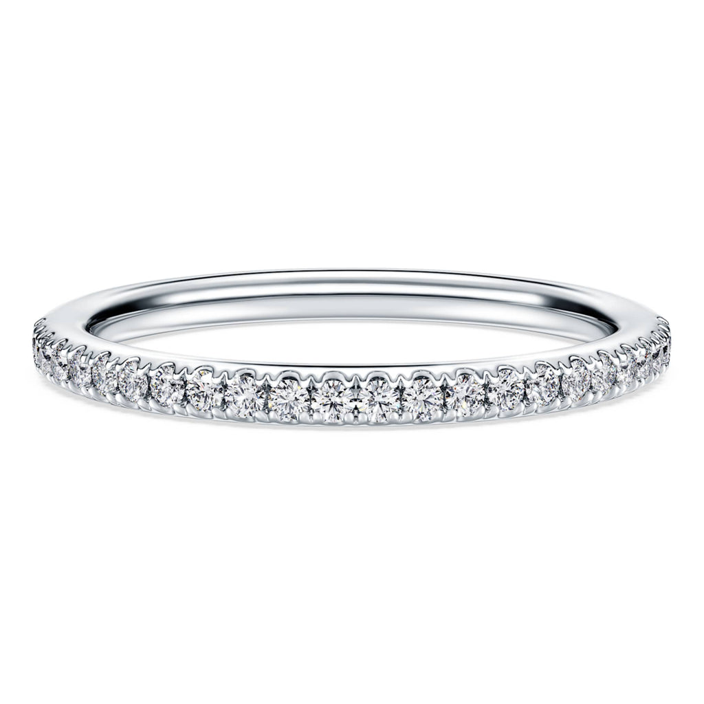 Swarovski Eternity band ring Lab-grown diamonds 0.2 ct tw, Round shape, 14K white gold