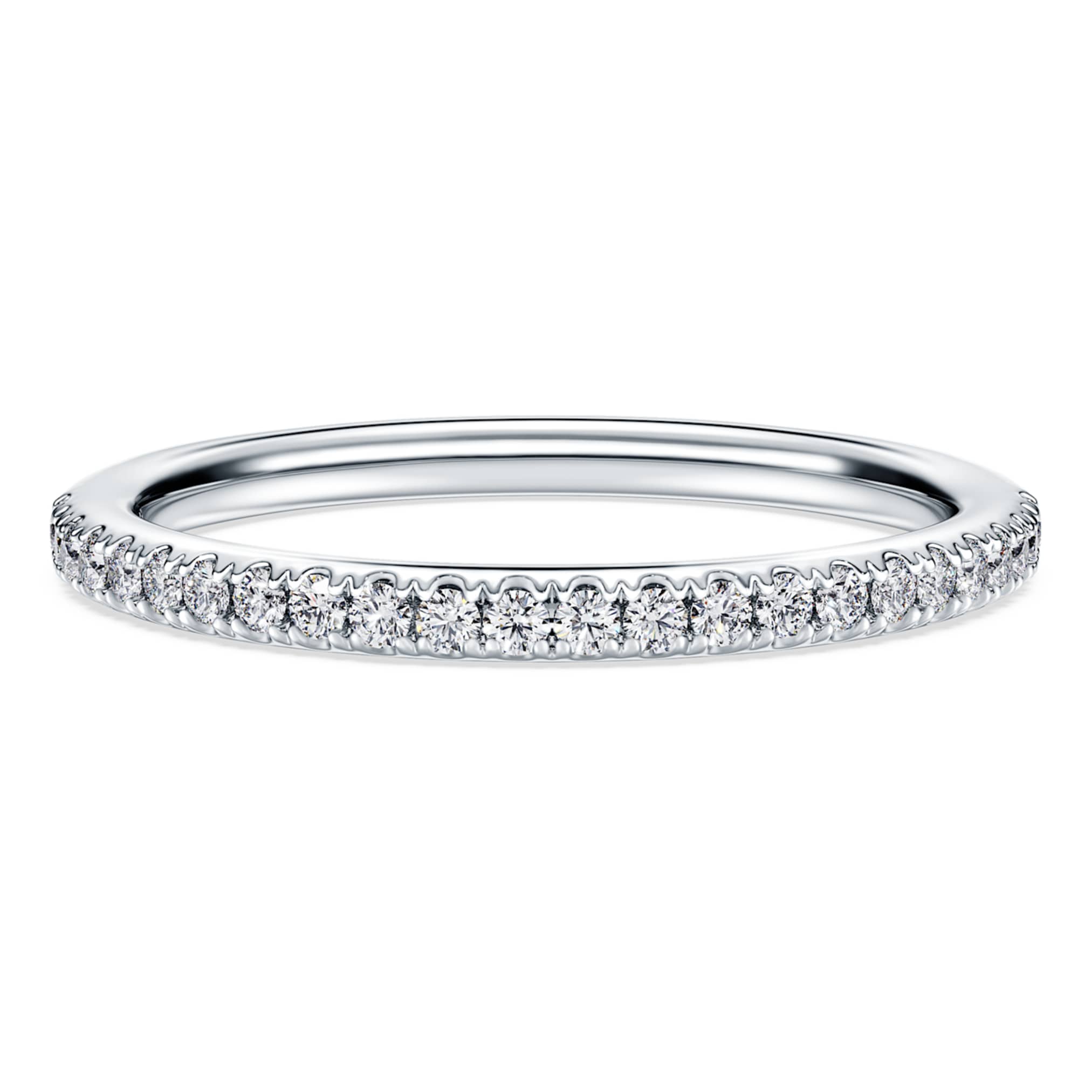 Swarovski Eternity band ring Lab-grown diamonds 0.2 ct tw, Round shape, 14K white gold