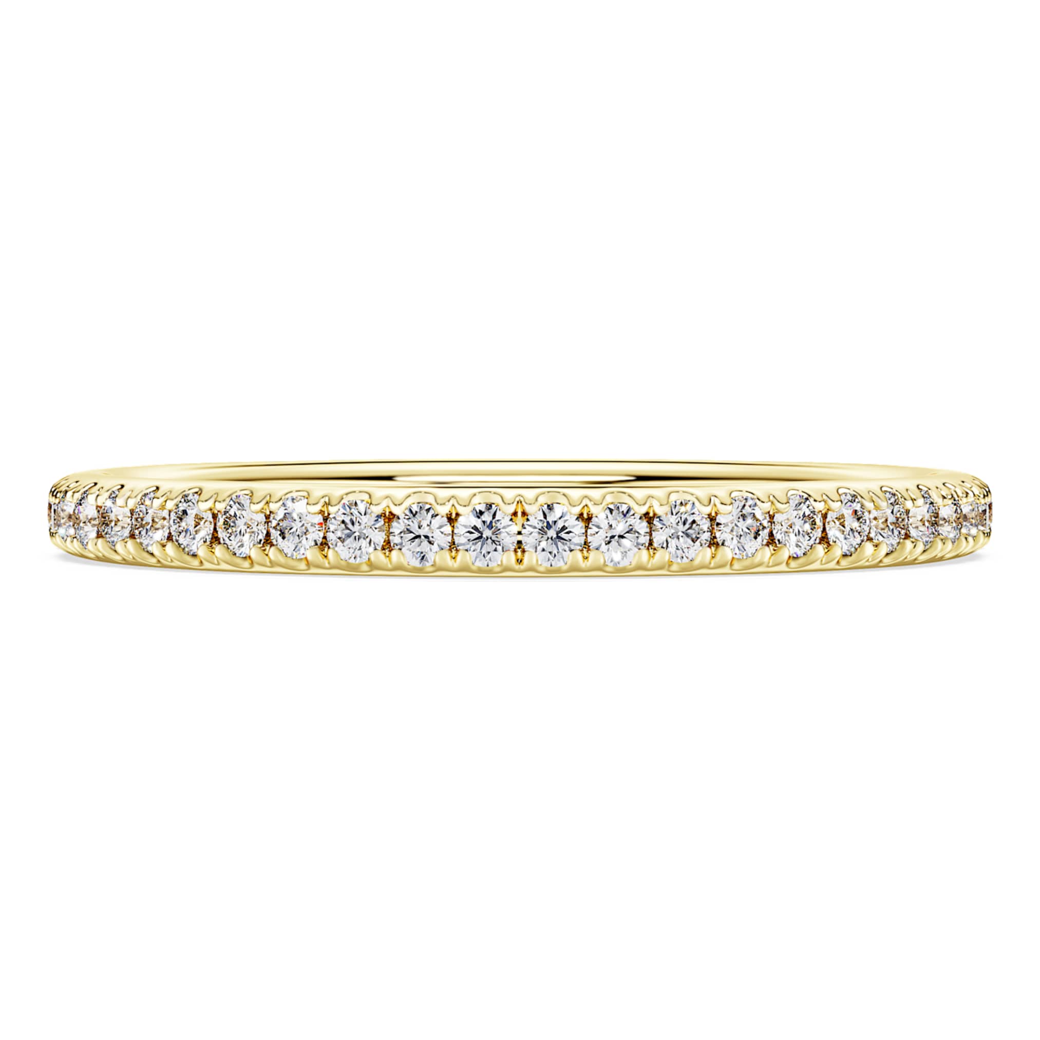 Swarovski Eternity band ring Lab-grown diamonds 0.2 ct tw, Round shape, 14K yellow gold