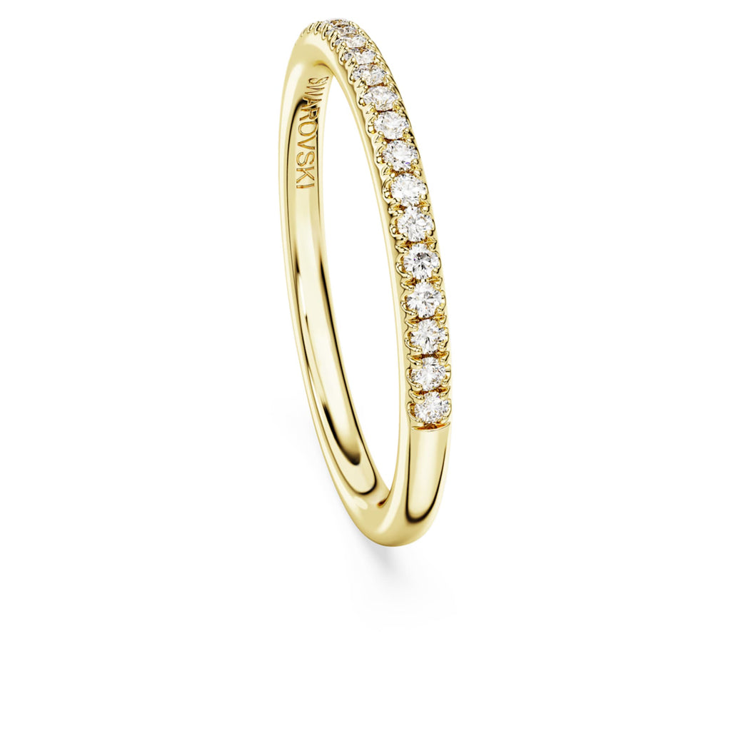 Swarovski Eternity band ring Lab-grown diamonds 0.2 ct tw, Round shape, 14K yellow gold