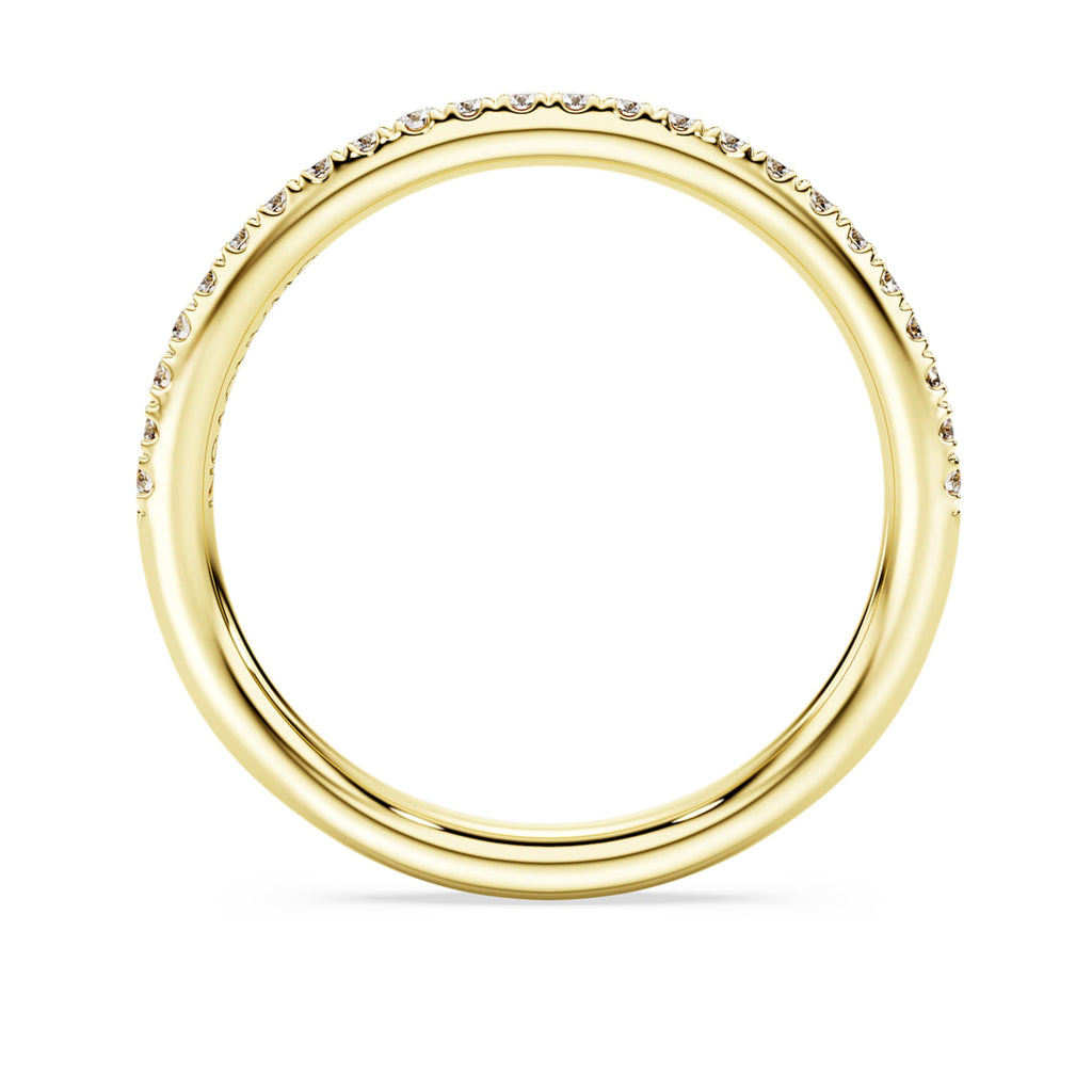 Swarovski Eternity band ring Lab-grown diamonds 0.2 ct tw, Round shape, 14K yellow gold