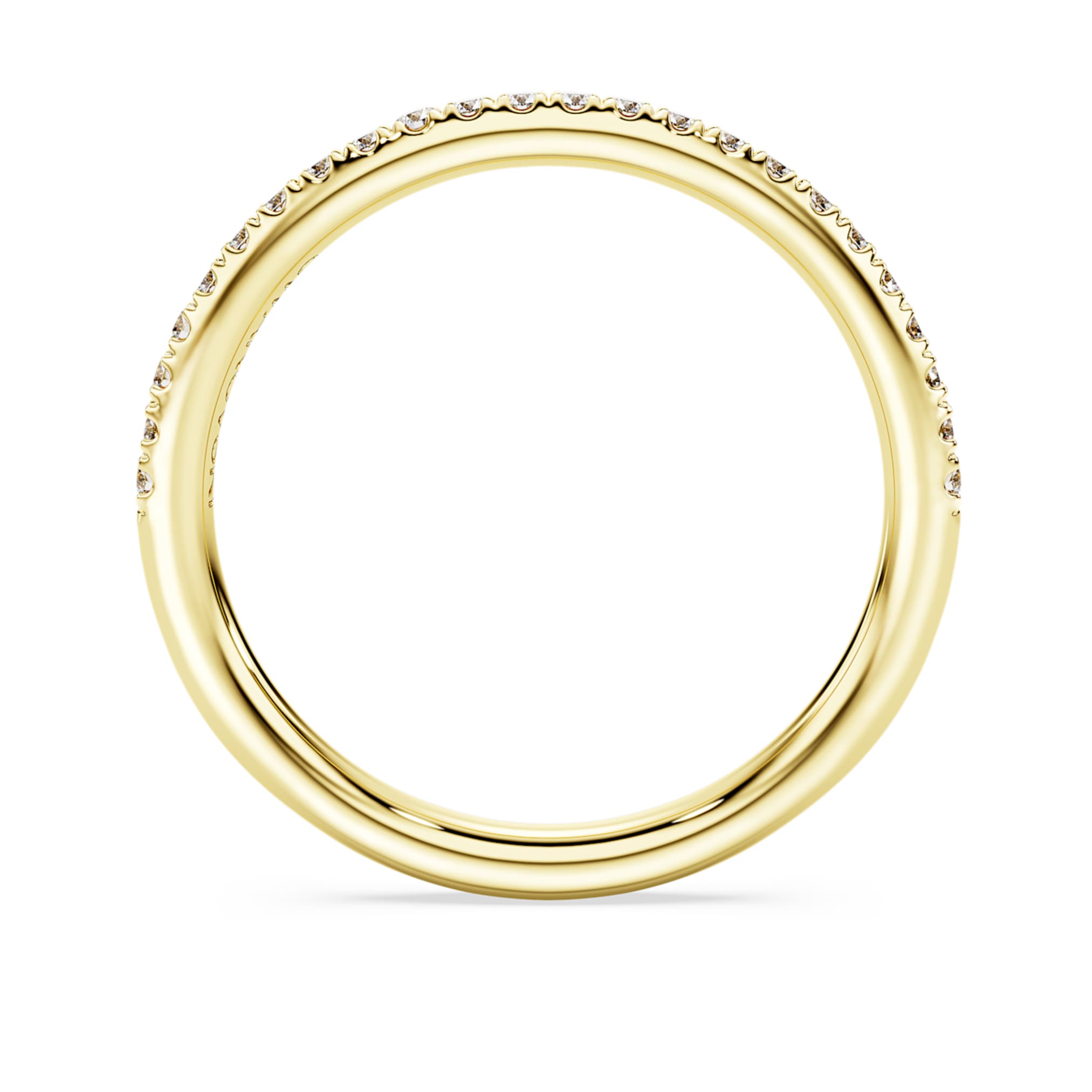 Swarovski Eternity band ring Lab-grown diamonds 0.2 ct tw, Round shape, 14K yellow gold