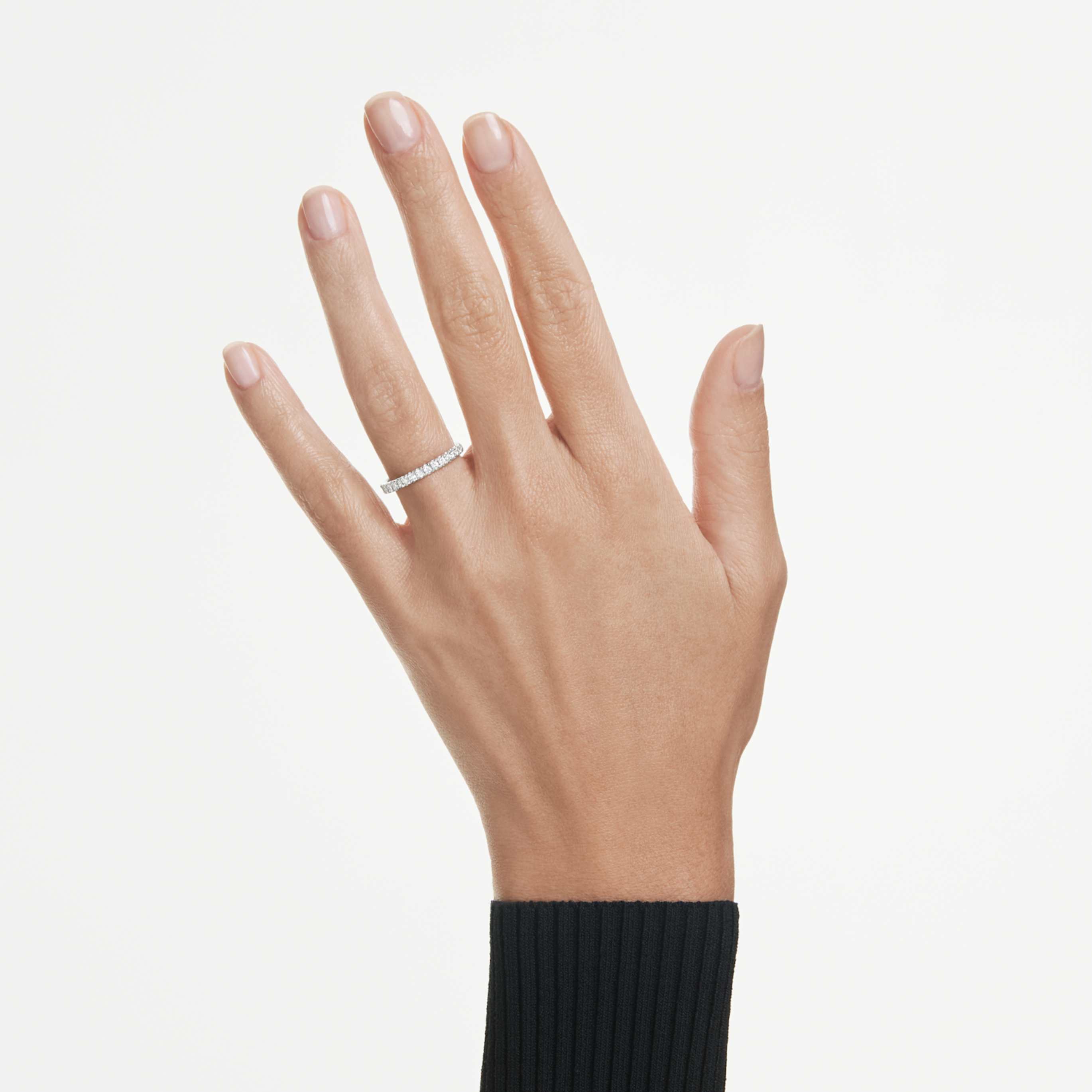 Swarovski Eternity band ring Lab-grown diamonds 0.4 ct tw, Round shape, 14K white gold