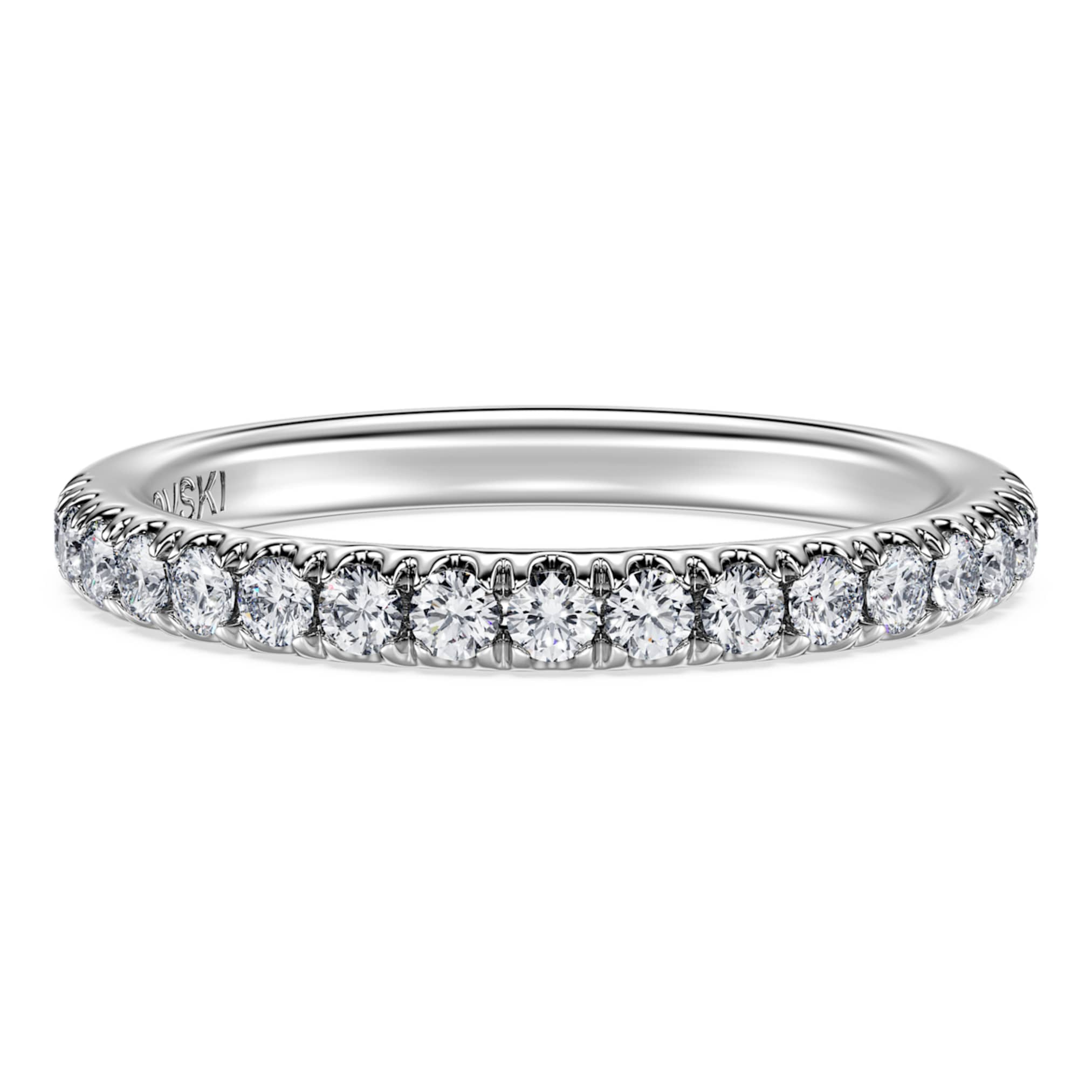 Swarovski Eternity band ring Lab-grown diamonds 0.4 ct tw, Round shape, 14K white gold