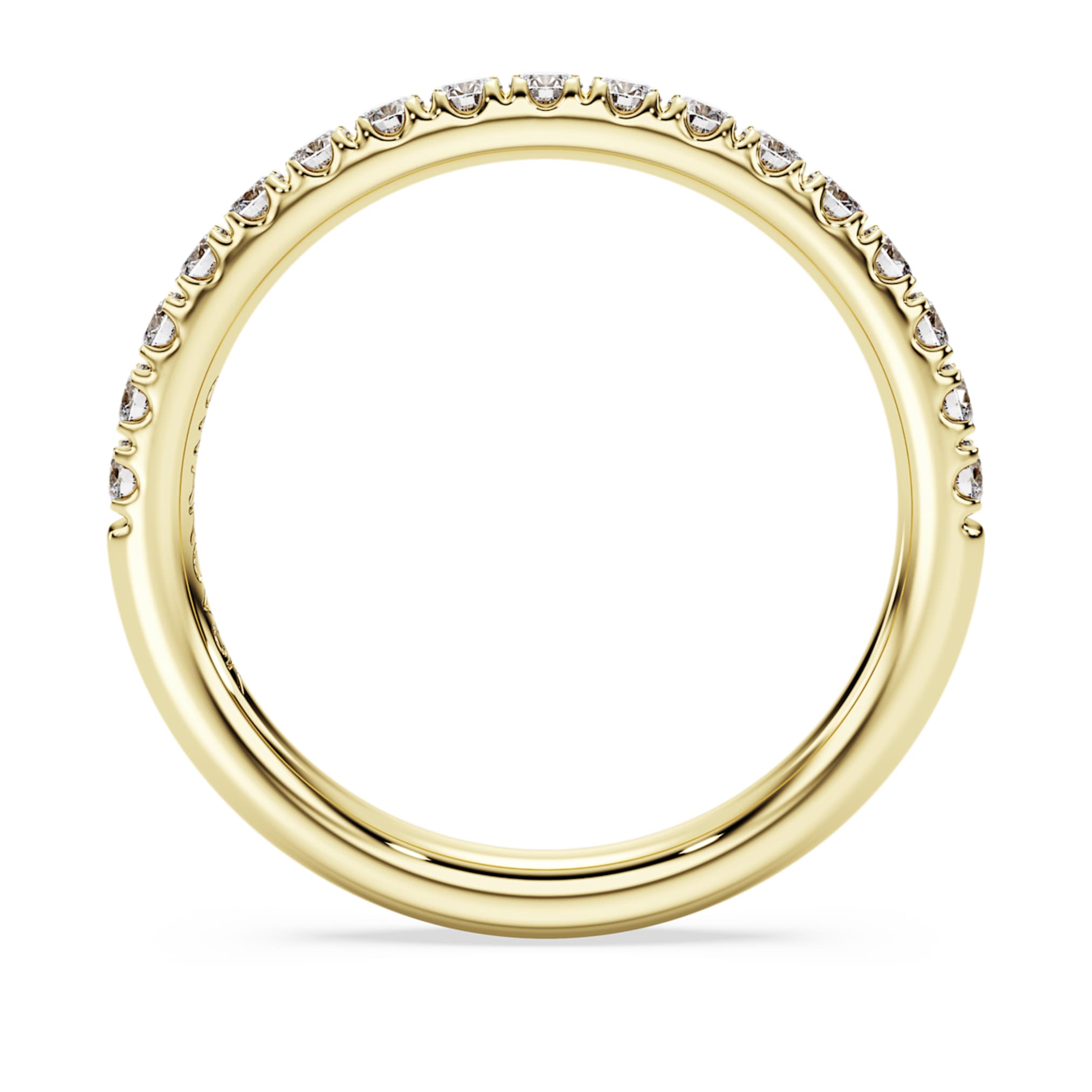 Swarovski Eternity band ring Lab-grown diamonds 0.4 ct tw, Round shape, 14K yellow gold