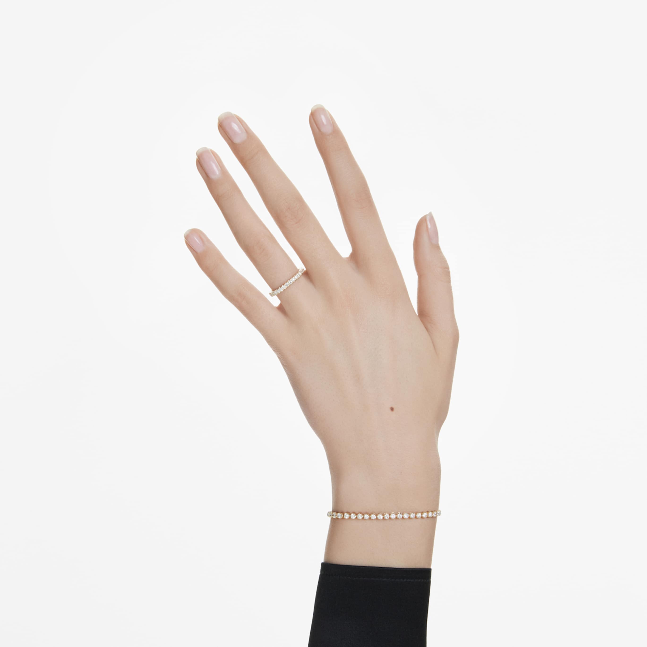 Swarovski Eternity band ring Lab-grown diamonds 0.4 ct tw, Round shape, 14K white gold