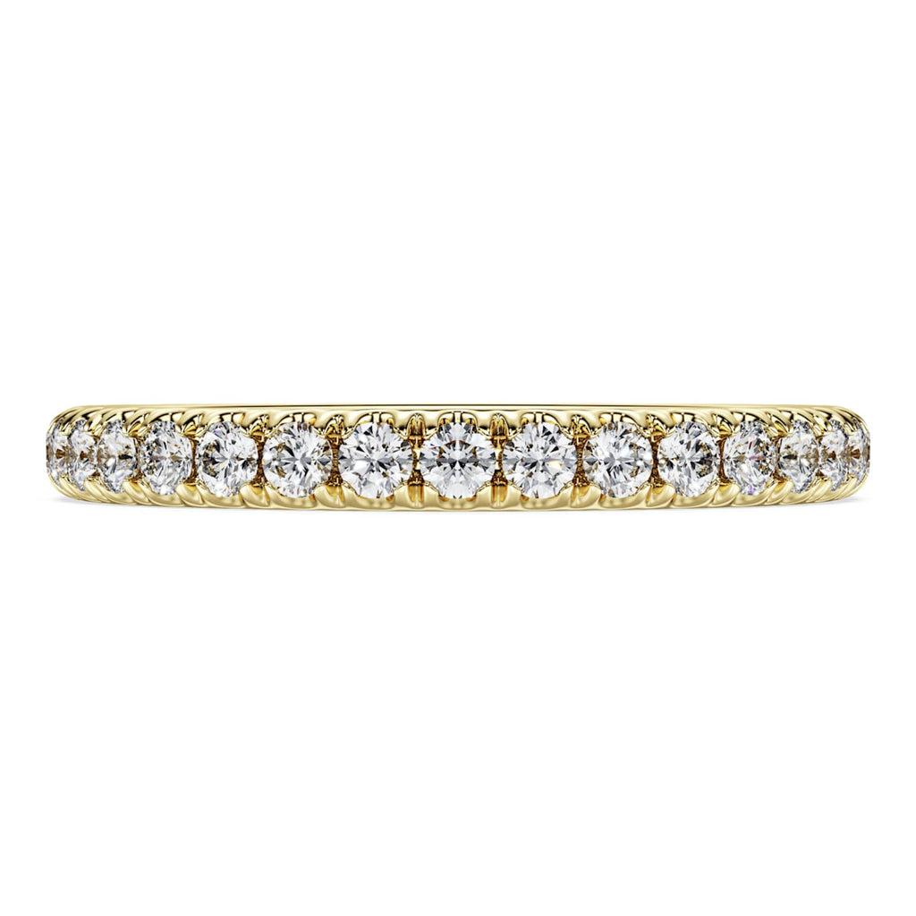 Swarovski Eternity band ring Lab-grown diamonds 0.4 ct tw, Round shape, 14K yellow gold
