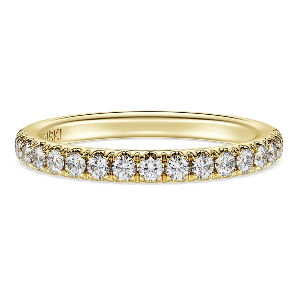 Swarovski Eternity band ring Lab-grown diamonds 0.4 ct tw, Round shape, 14K yellow gold