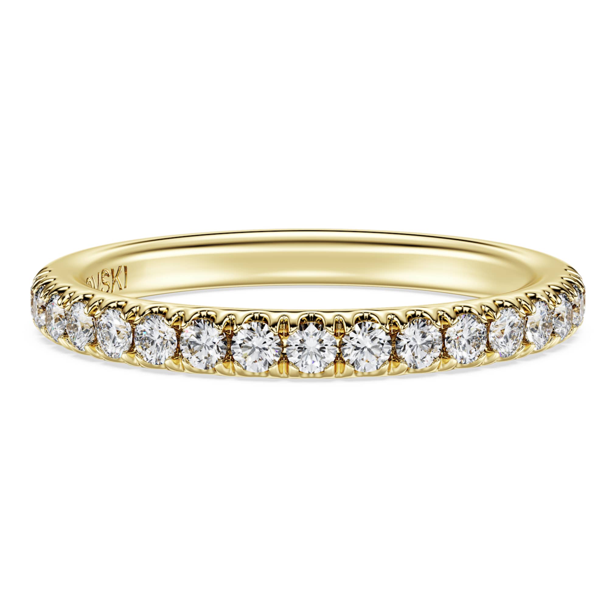 Swarovski Eternity band ring Lab-grown diamonds 0.4 ct tw, Round shape, 14K yellow gold