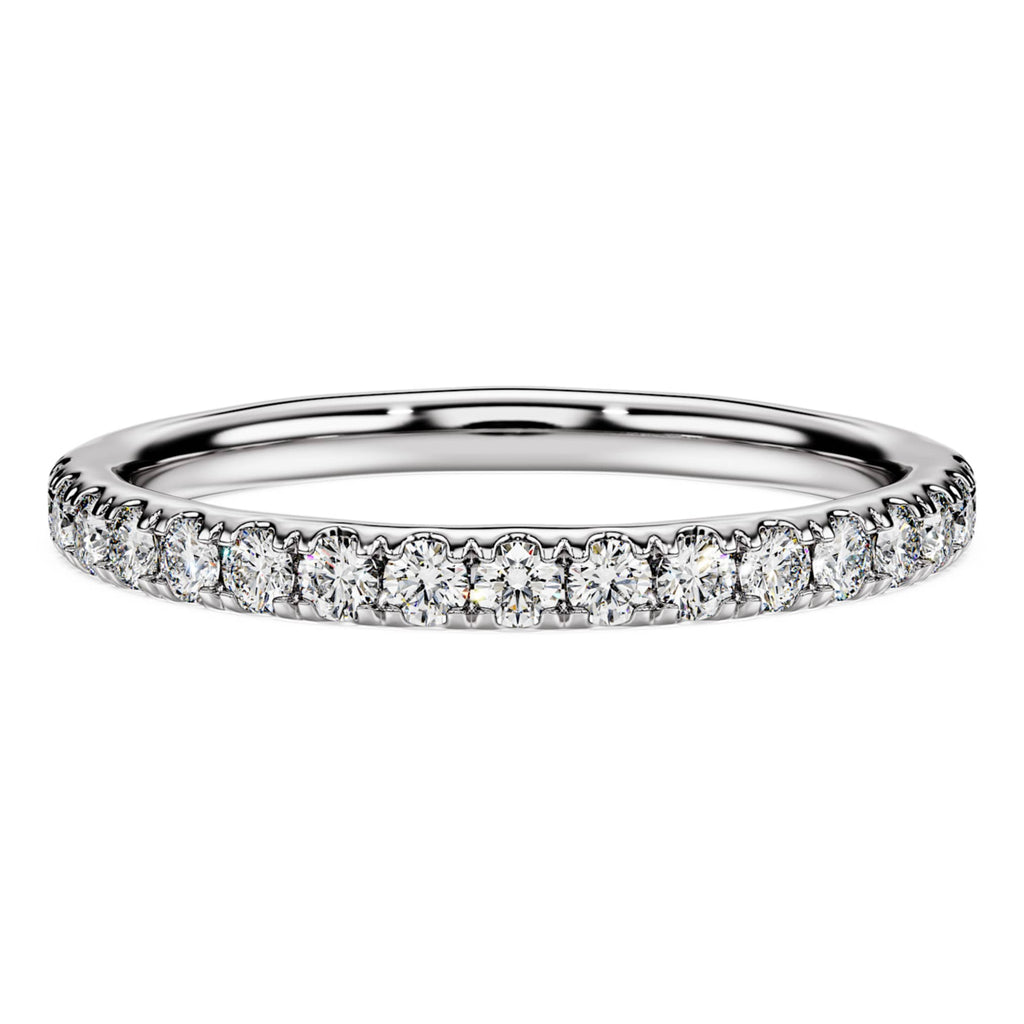 Swarovski Eternity band ring Lab-grown diamonds 0.4 ct tw, Round shape, Sterling silver