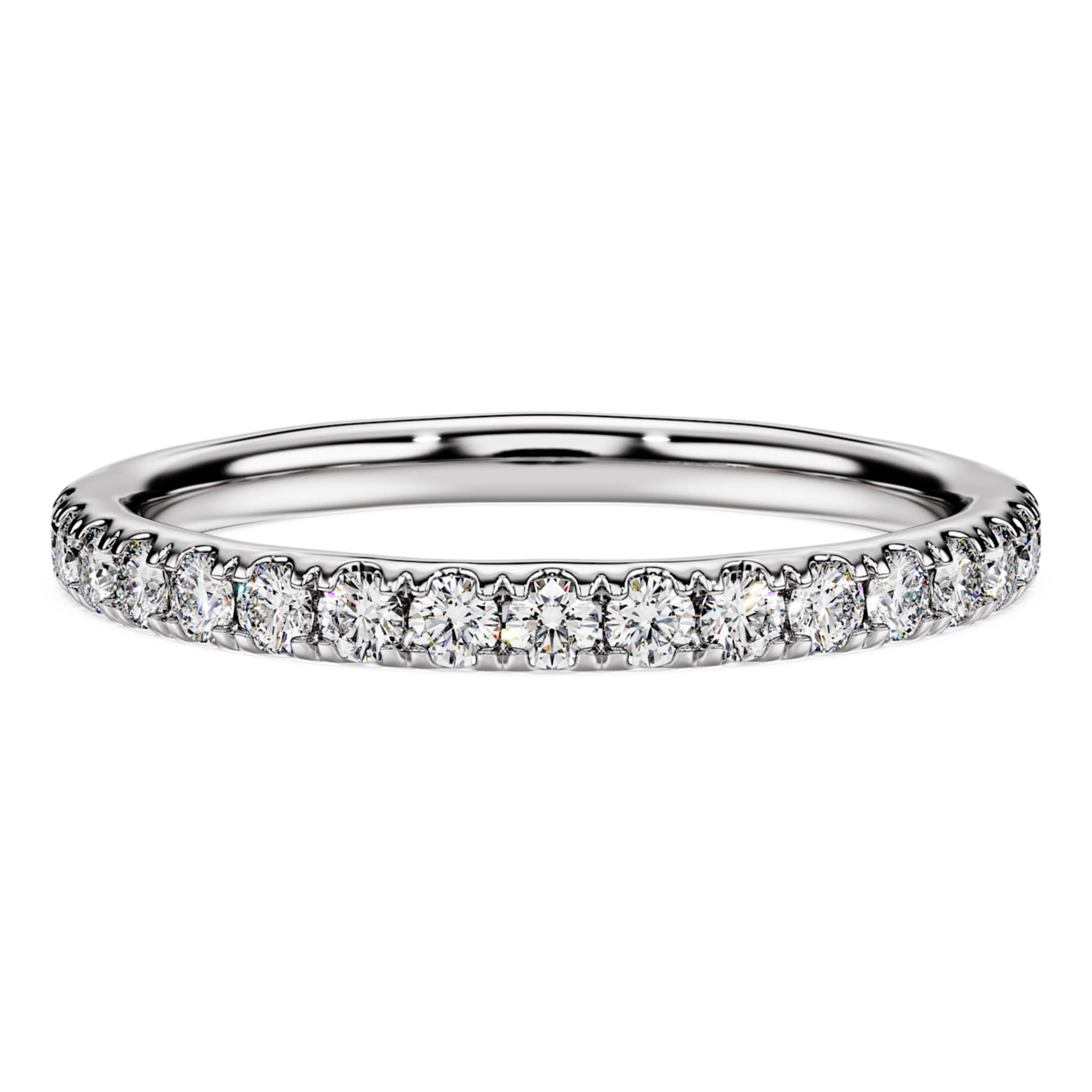 Swarovski Eternity band ring Lab-grown diamonds 0.4 ct tw, Round shape, Sterling silver