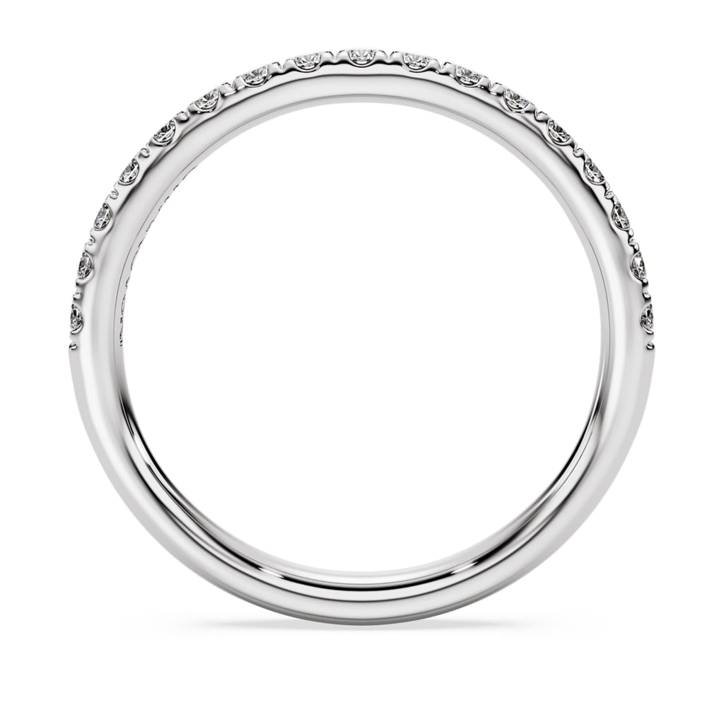 Swarovski Eternity band ring Lab-grown diamonds 0.4 ct tw, Round shape, Sterling silver