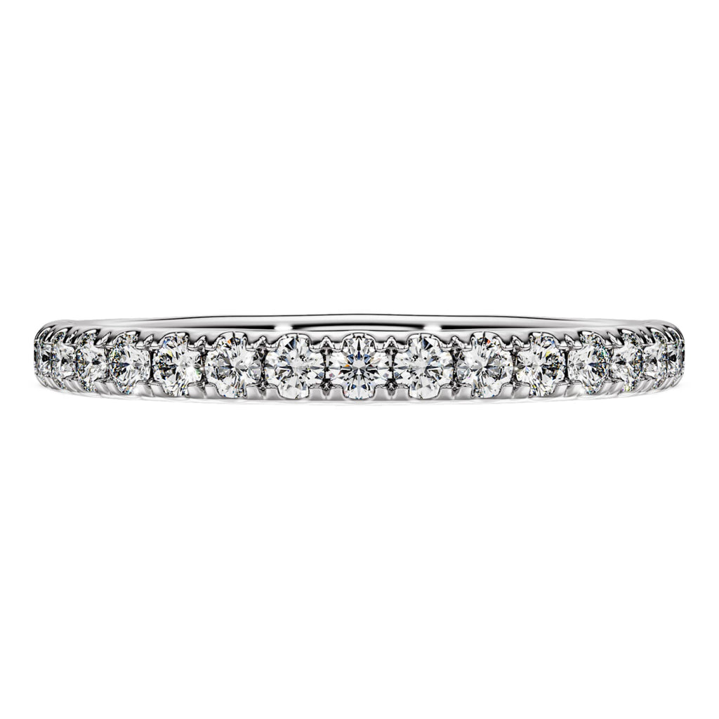 Swarovski Eternity band ring Lab-grown diamonds 0.4 ct tw, Round shape, Sterling silver