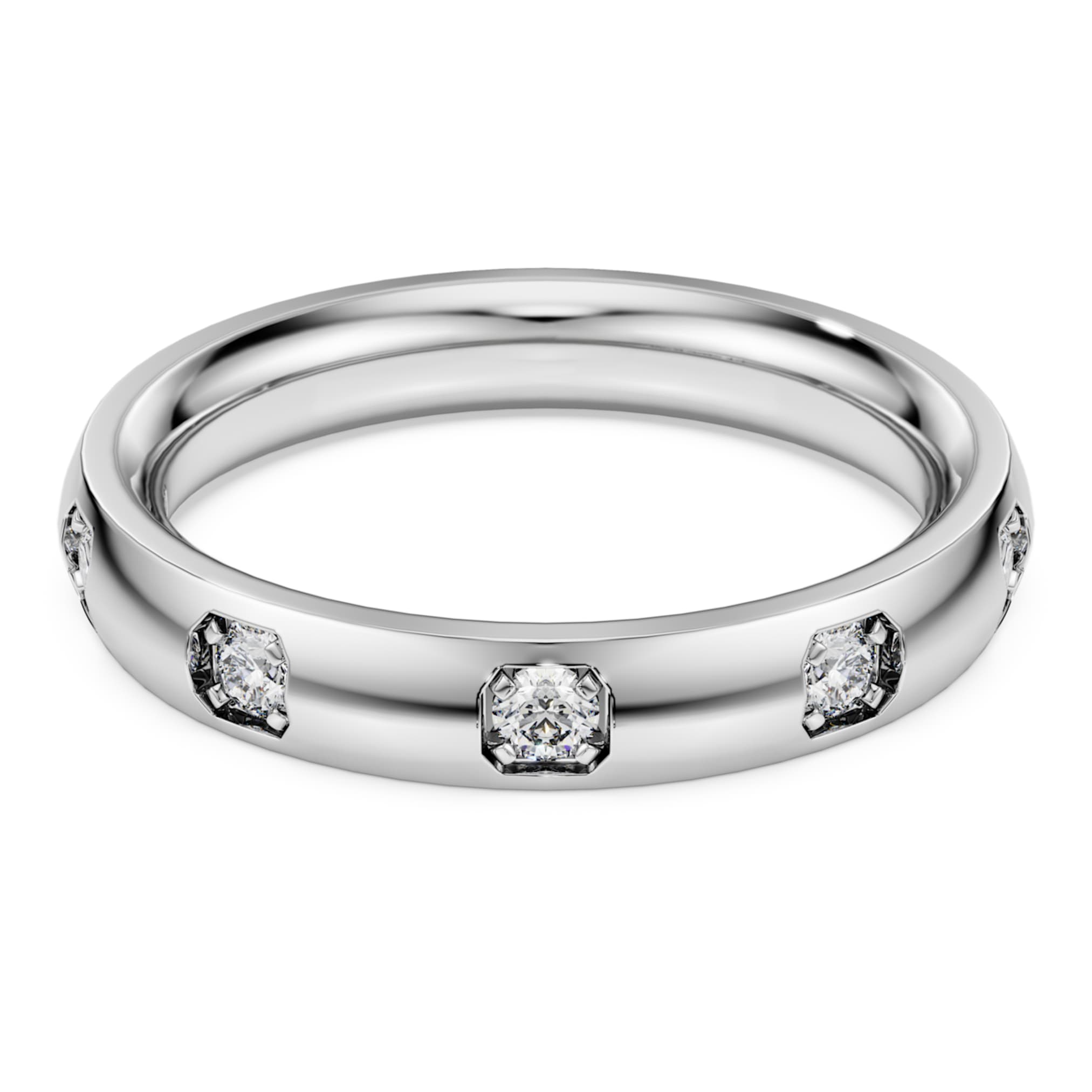 Swarovski Eternity band ring Lab-grown diamonds 0.5 ct tw, Round shape, 14K white gold