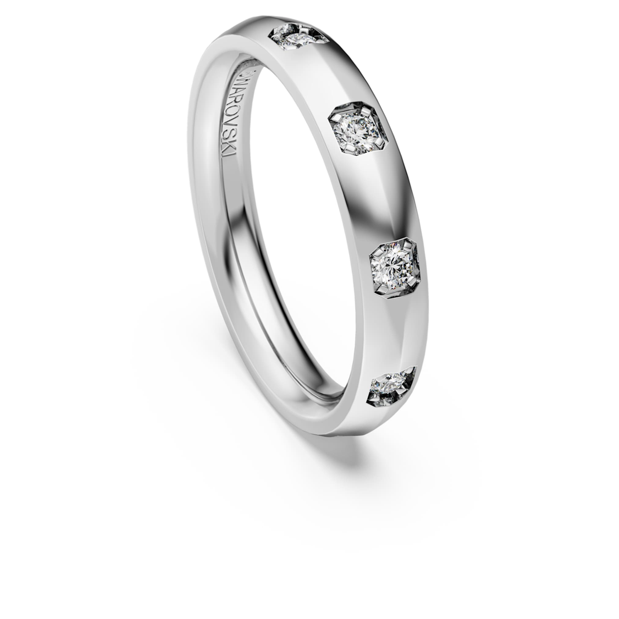 Swarovski Eternity band ring Lab-grown diamonds 0.5 ct tw, Round shape, 14K white gold