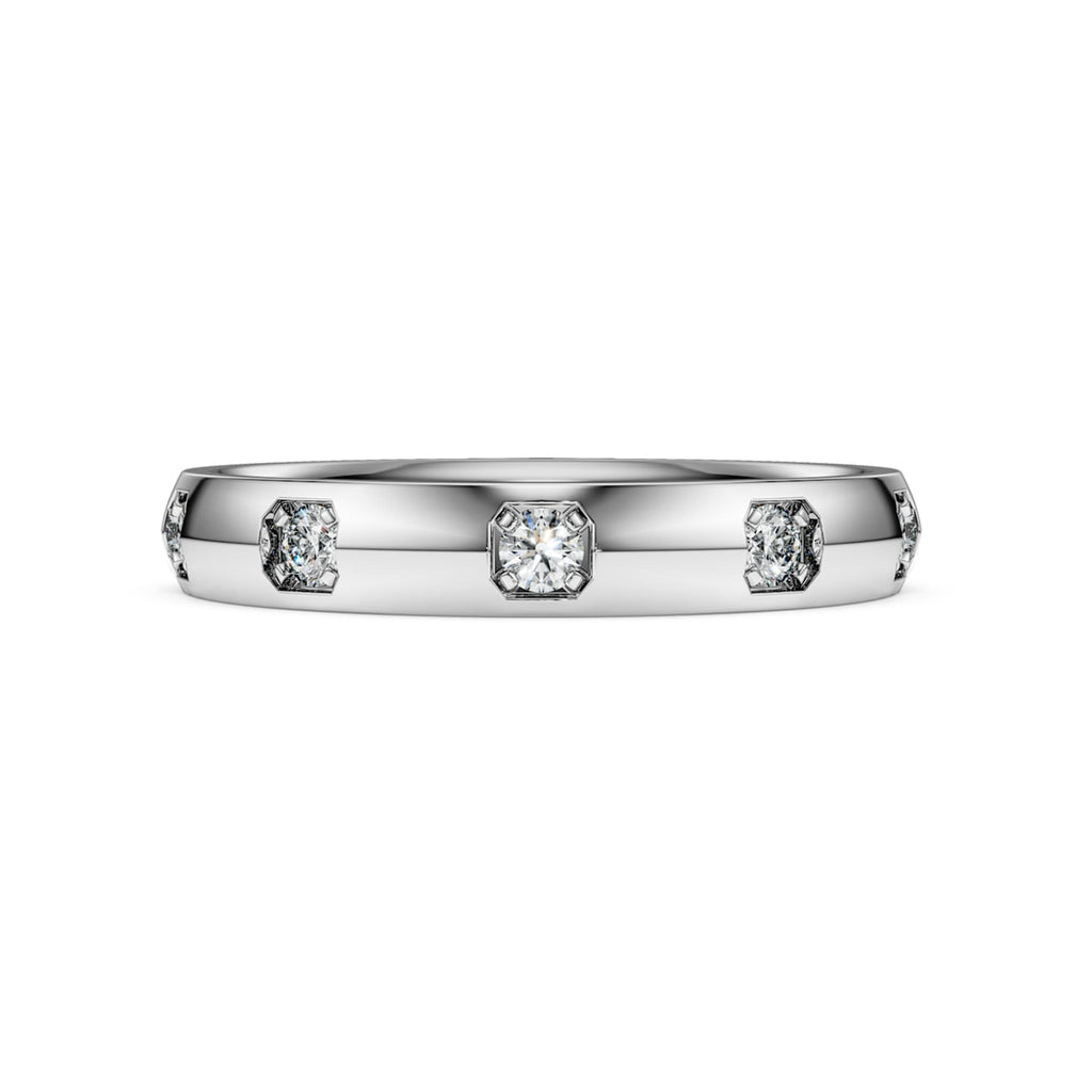 Swarovski Eternity band ring Lab-grown diamonds 0.5 ct tw, Round shape, 14K white gold