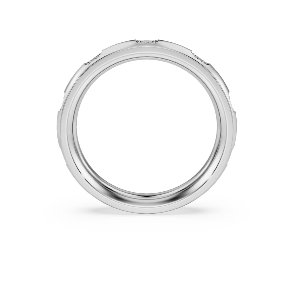 Swarovski Eternity band ring Lab-grown diamonds 0.5 ct tw, Round shape, 14K white gold