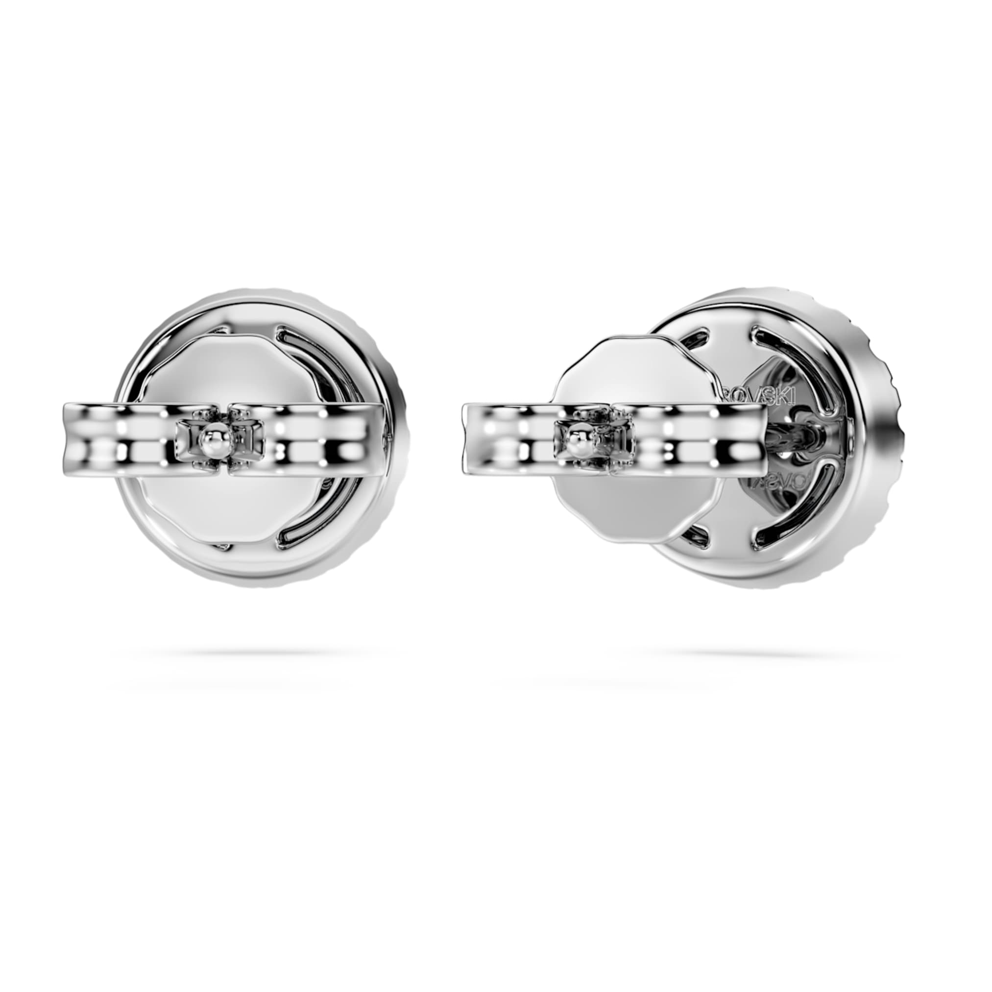 Swarovski Eternity halo stud earrings Lab-grown diamonds 0.75 ct tw, Round shape, 14K white gold