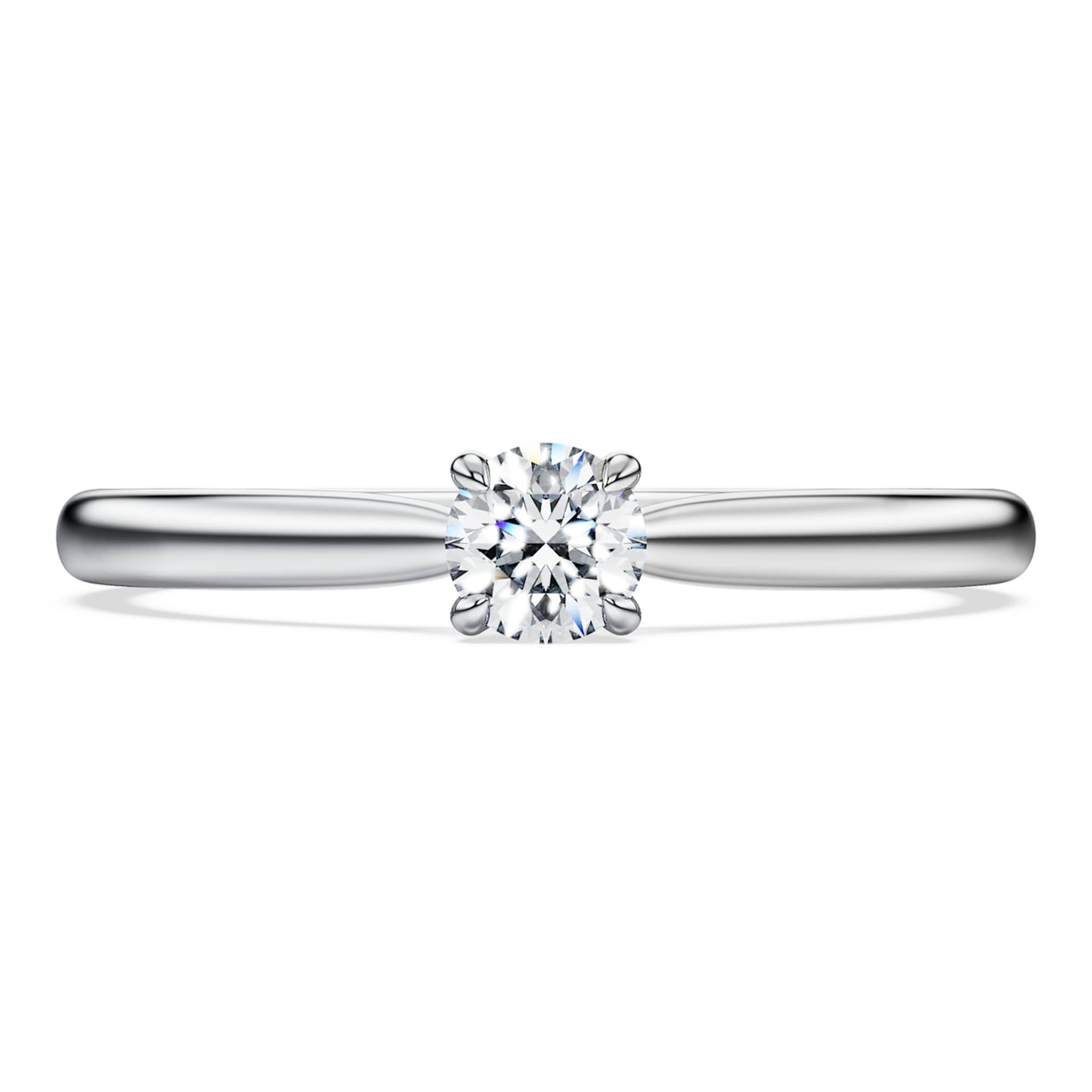 Swarovski Eternity solitaire ring Lab-grown diamonds 0.25 ct tw, Round shape, Sterling silver