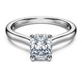Swarovski Eternity solitaire ring Lab-grown diamonds 1.0 ct tw, Octagon shape, 14K white gold