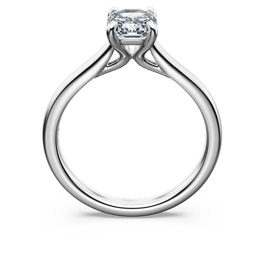 Swarovski Eternity solitaire ring Lab-grown diamonds 1.0 ct tw, Octagon shape, 14K white gold