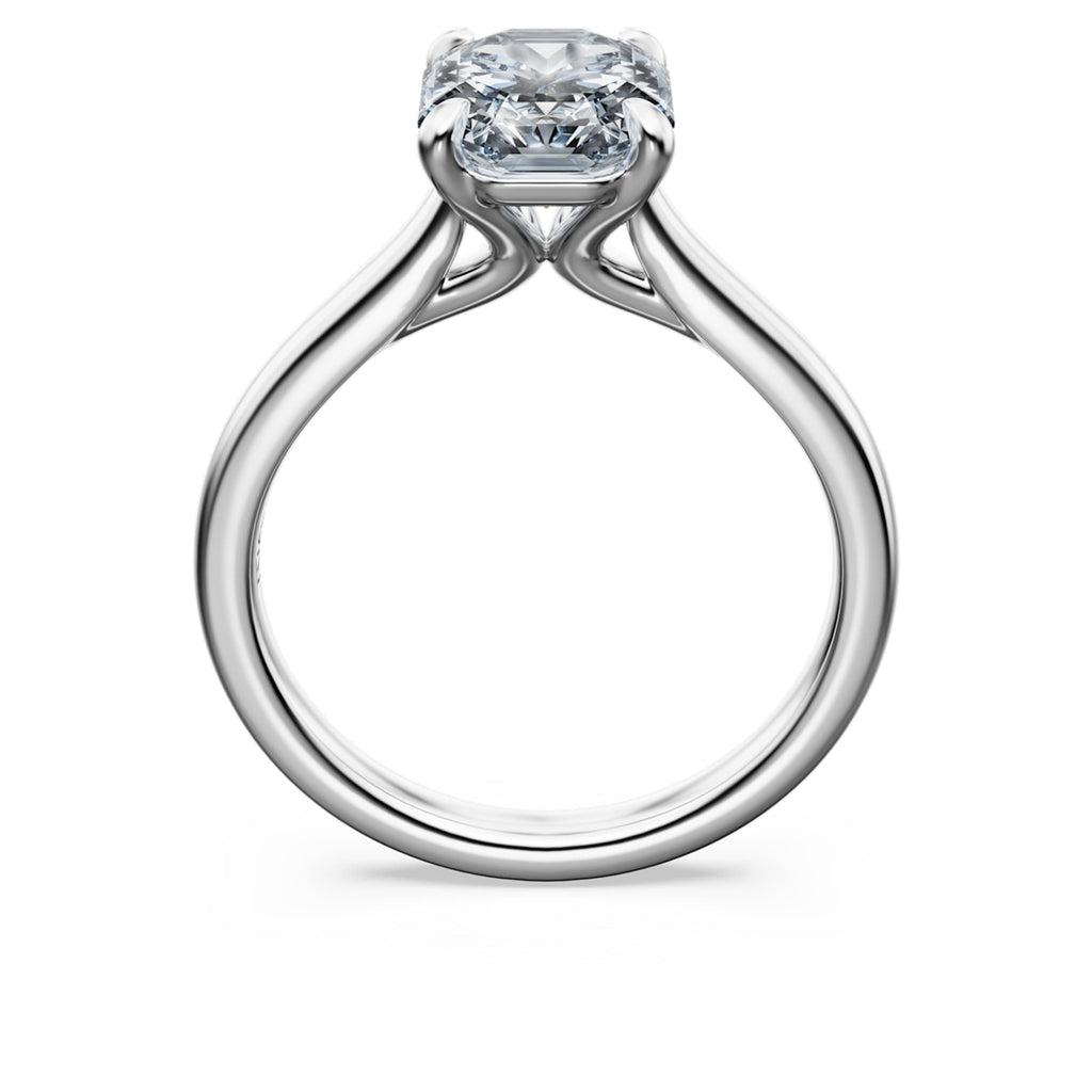 Swarovski Eternity solitaire ring Lab-grown diamonds 2.0 ct tw, Octagon shape, 14K white gold