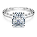 Swarovski Eternity solitaire ring Lab-grown diamonds 2.0 ct tw, Octagon shape, 14K white gold