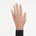 Swarovski Eternity solitaire ring Lab-grown diamonds 2.25 ct tw, Round shape, 14K white gold