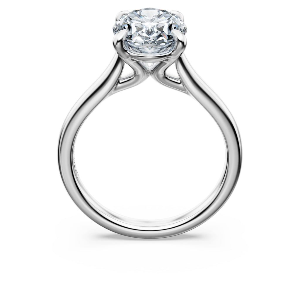 Swarovski Eternity solitaire ring Lab-grown diamonds 3 ct tw, Oval shape, 14K white gold