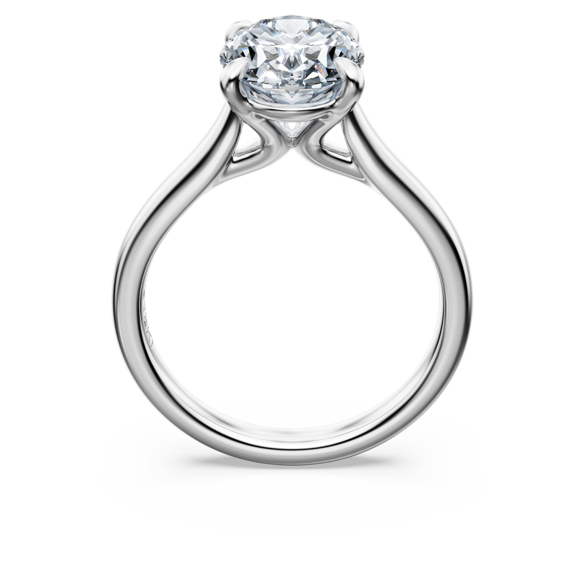 Swarovski Eternity solitaire ring Lab-grown diamonds 3 ct tw, Oval shape, 14K white gold