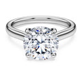 Swarovski Eternity solitaire ring Lab-grown diamonds 3 ct tw, Round shape, 14K white gold