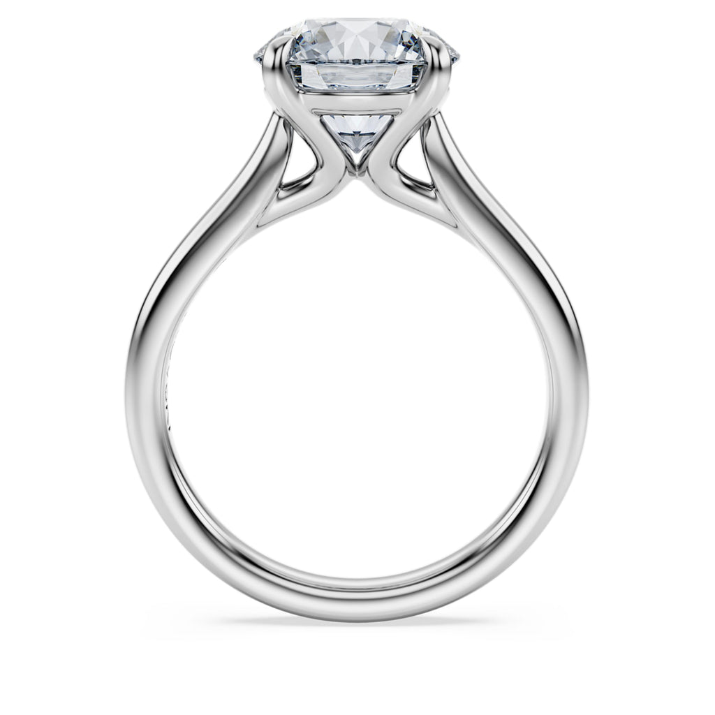 Swarovski Eternity solitaire ring Lab-grown diamonds 3 ct tw, Round shape, 14K white gold