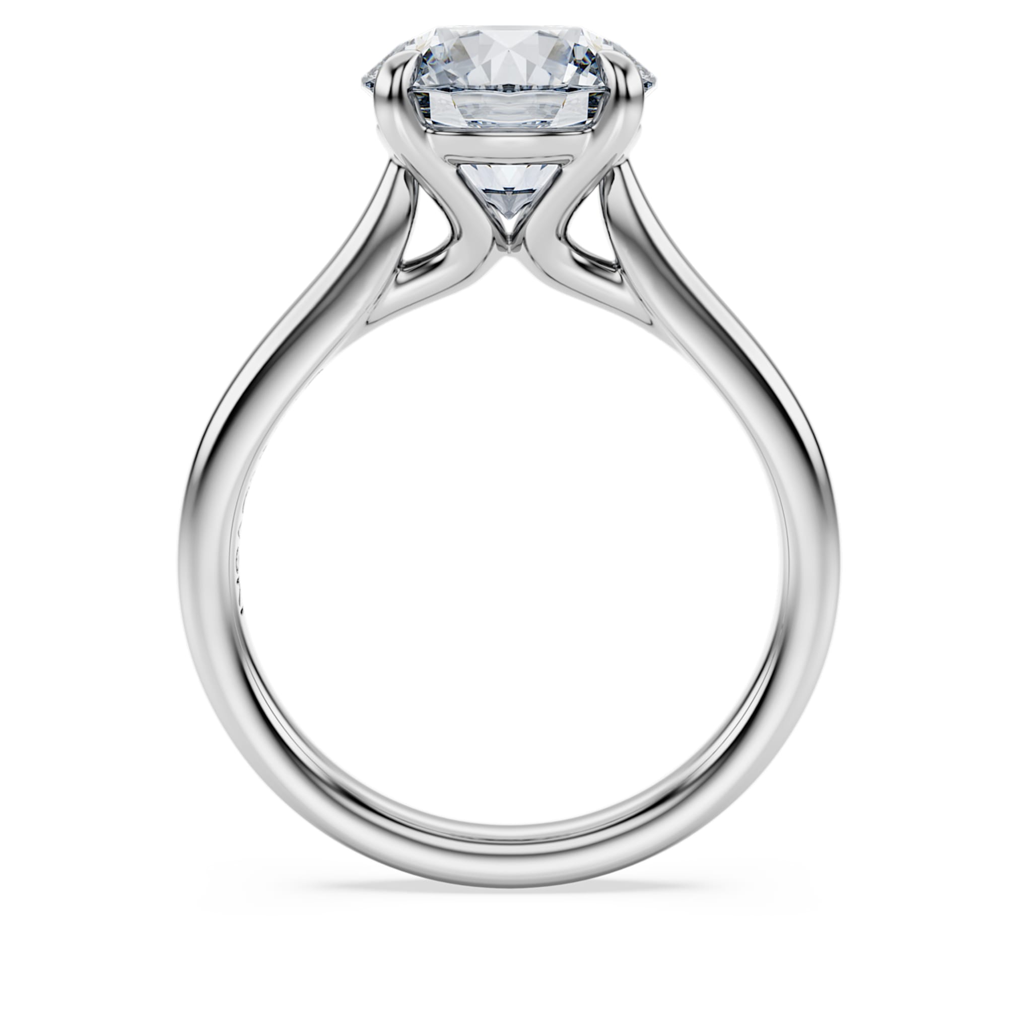 Swarovski Eternity solitaire ring Lab-grown diamonds 3 ct tw, Round shape, 14K white gold