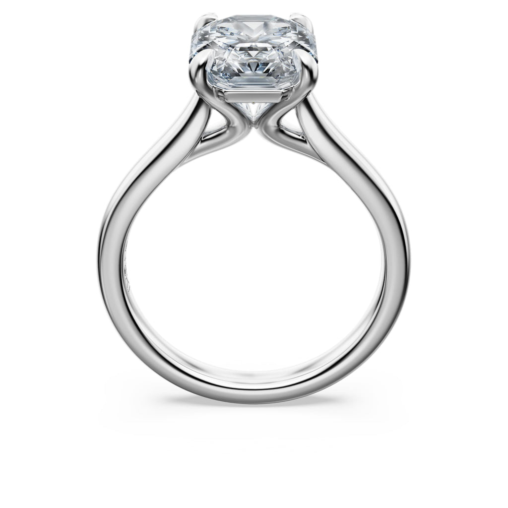Swarovski Eternity solitaire ring Lab-grown diamonds 3.0 ct tw, Octagon shape, 14K white gold